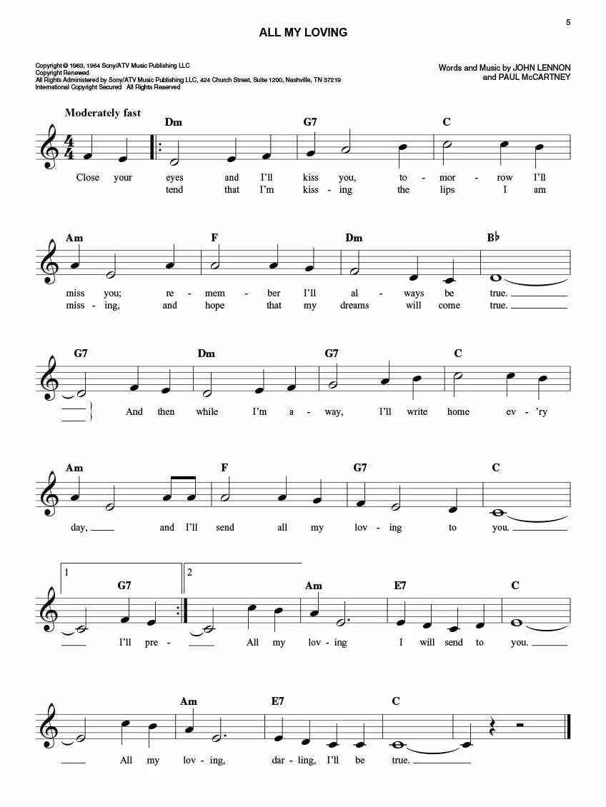 The beatles easy fake book - 2nd edition: Melody, Lyrics and Simplified Chords