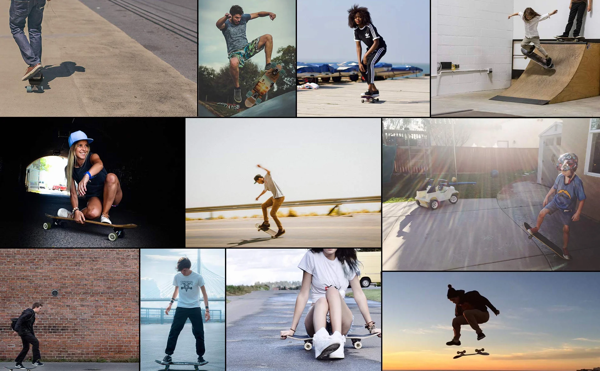 Deskorolka mini cruiser klasyczna fiszka longboard dla dzieci początkujących skatepark retro lekka meteor