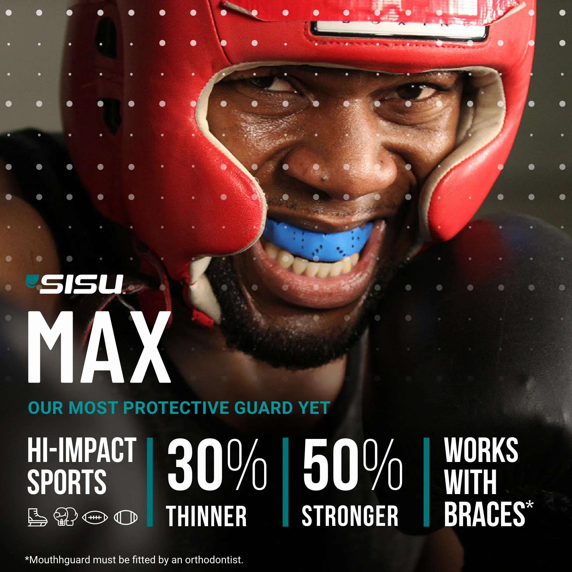 SISU NextGen Ochraniacze na zęby 2,4 mm Sportowe