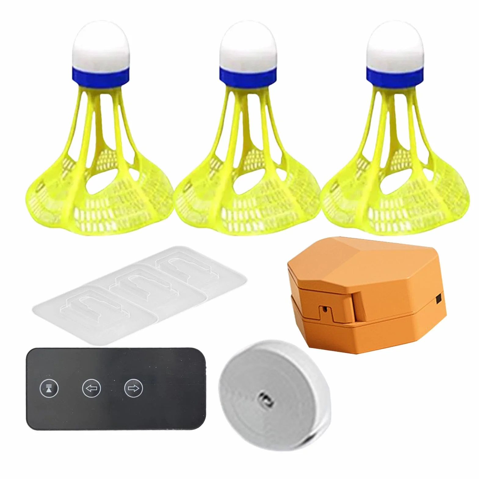 Indoor Badminton Rebound Trainer | Zestaw do ?wicze? badmintona ?wie?ym powietrzu, elastyczny sznurek do badmintona, trena?er lotki do badmintona, trening odbicia badmintona