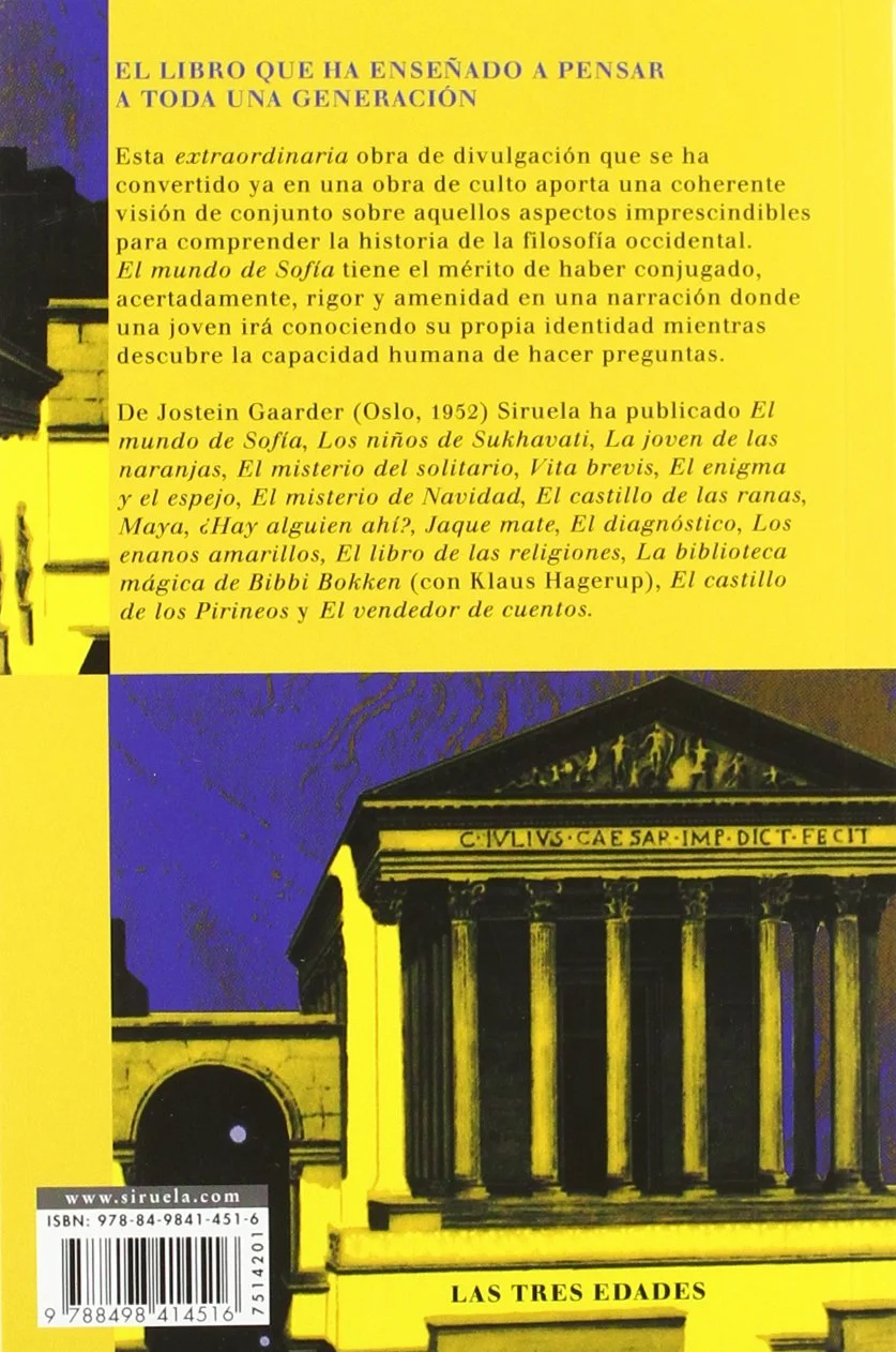 El mundo de Sofía: Novela sobre la historia de la filosofía: 1