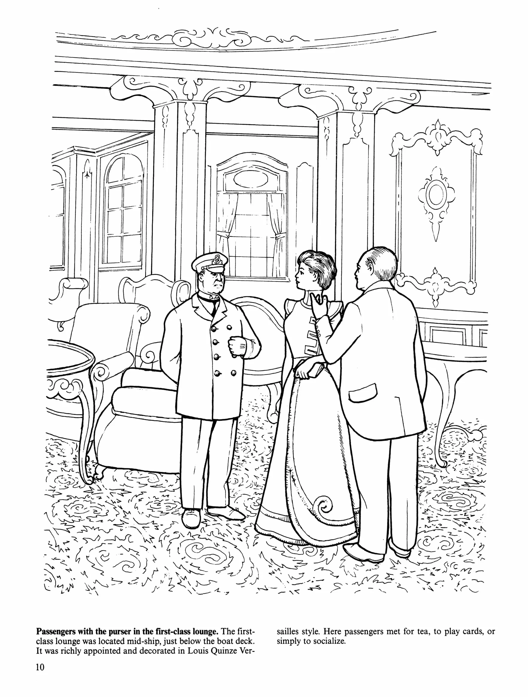 The Titanic Coloring Book