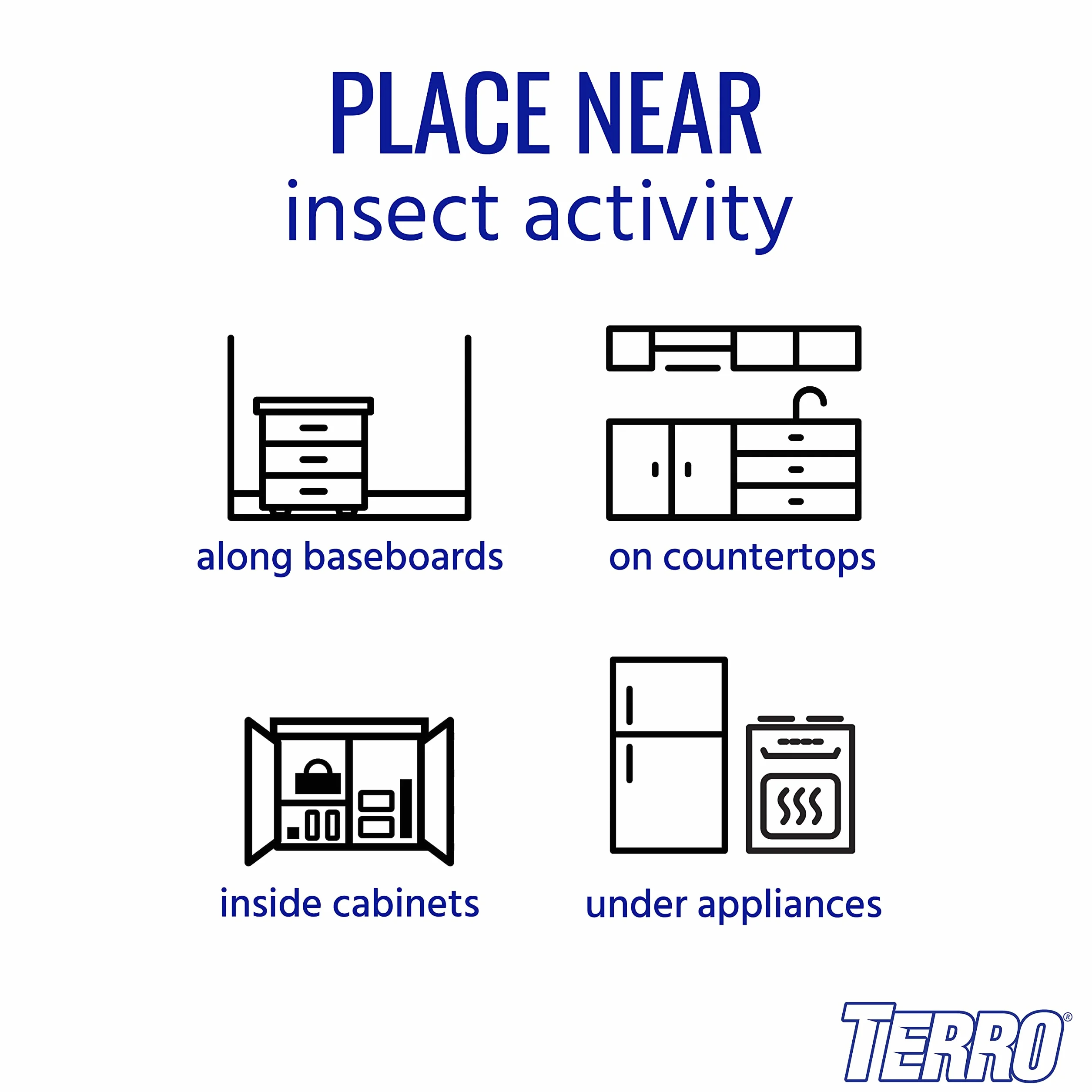 Terro T360 Ant i Roach Bait Station, 4 sztuki w opakowaniu