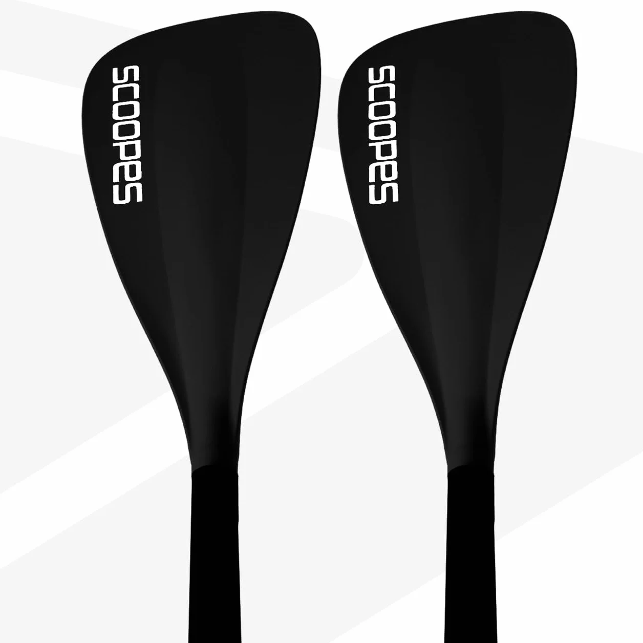 Składane wiosło do kajaka SUP regulowane 165-225 cm aluminium srebrne czarne