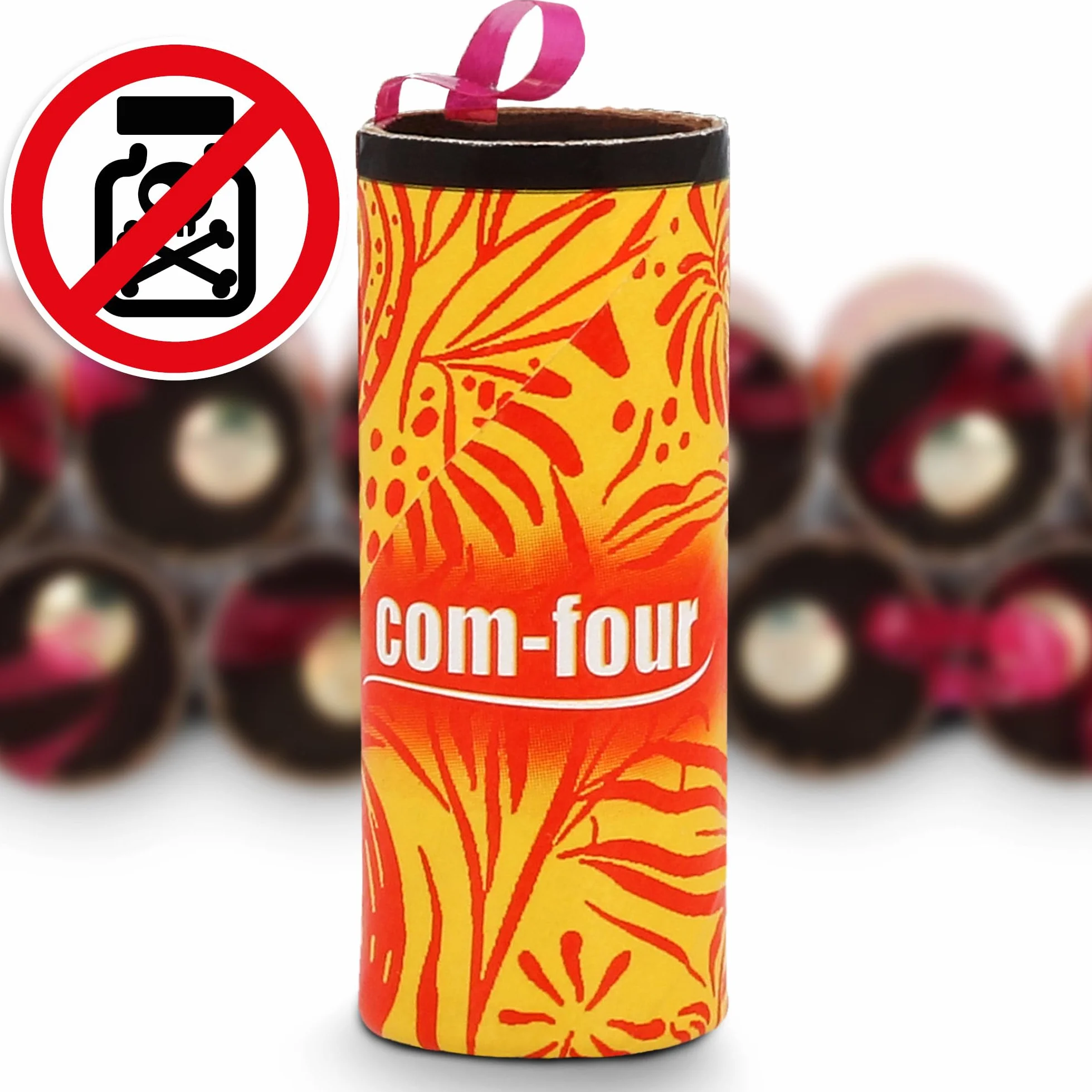 COM-FOUR® 16x lapacz much premium eko-naturalna pulapka samoprzylepna - pulapki na muchy w rolce przeciwko owadom takim jak muchy, komary i cmy - ekologiczna pulapka organiczna