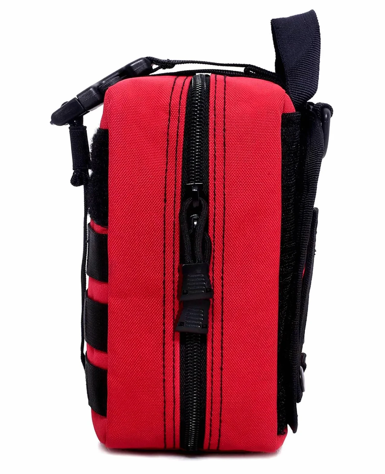 TANSOLE Taktische Erste Hilfe Tasche Molle Leer EDC Pouch für Outdoor Survival Camping Rot