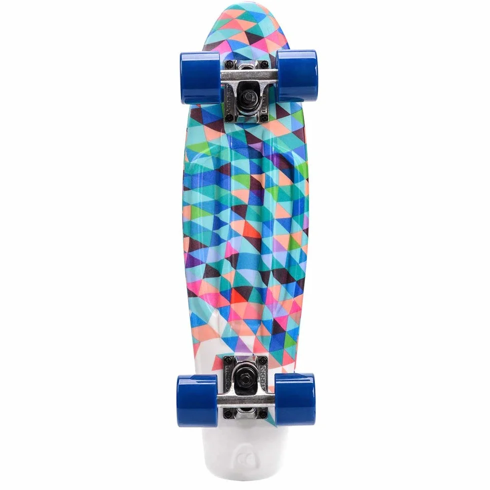 Deskorolka mini cruiser klasyczna fiszka longboard dla dzieci początkujących skatepark retro lekka meteor
