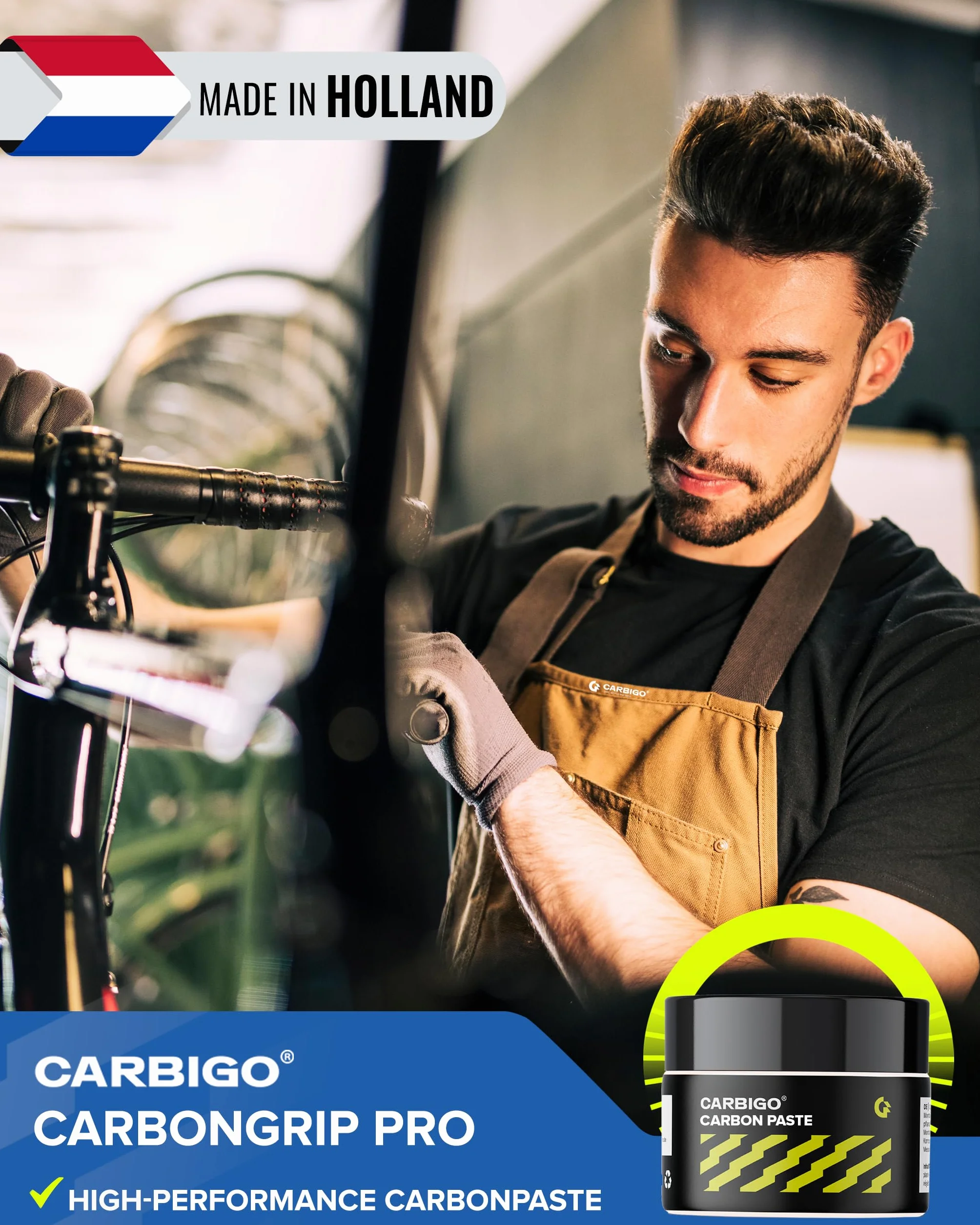 CARBIGO Carbon pasta montażowa PRO 50 ml pasta węglowa do roweru samochodu motocykla