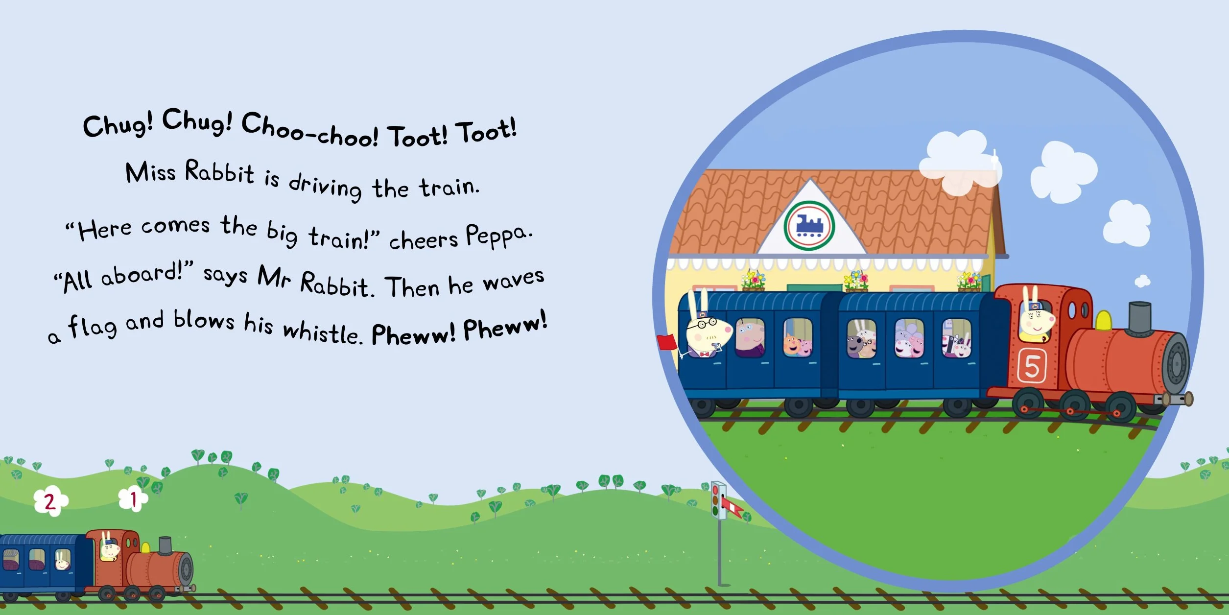 Peppa Pig: Peppa and the Big Train: My First Storybook