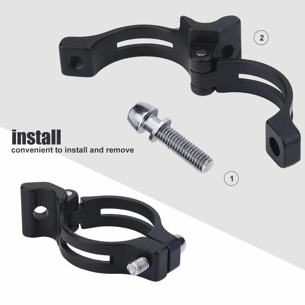 VGEBY1 Stop Braze na przodzie Mech zacisk przerzutki czarny 31,8/34,9 mm