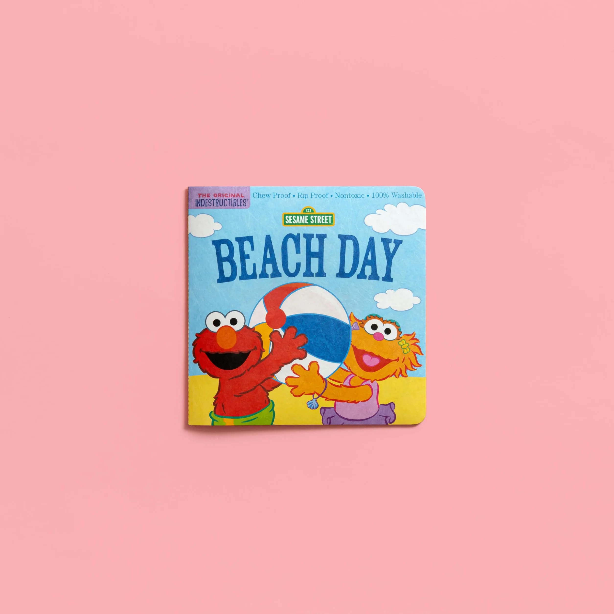 Indestructibles: Sesame Street: Beach Day: Chew Proof - Rip Proof - Nontoxic - 100% Washable (Book for Babies, Newborn Books, Safe to Chew)