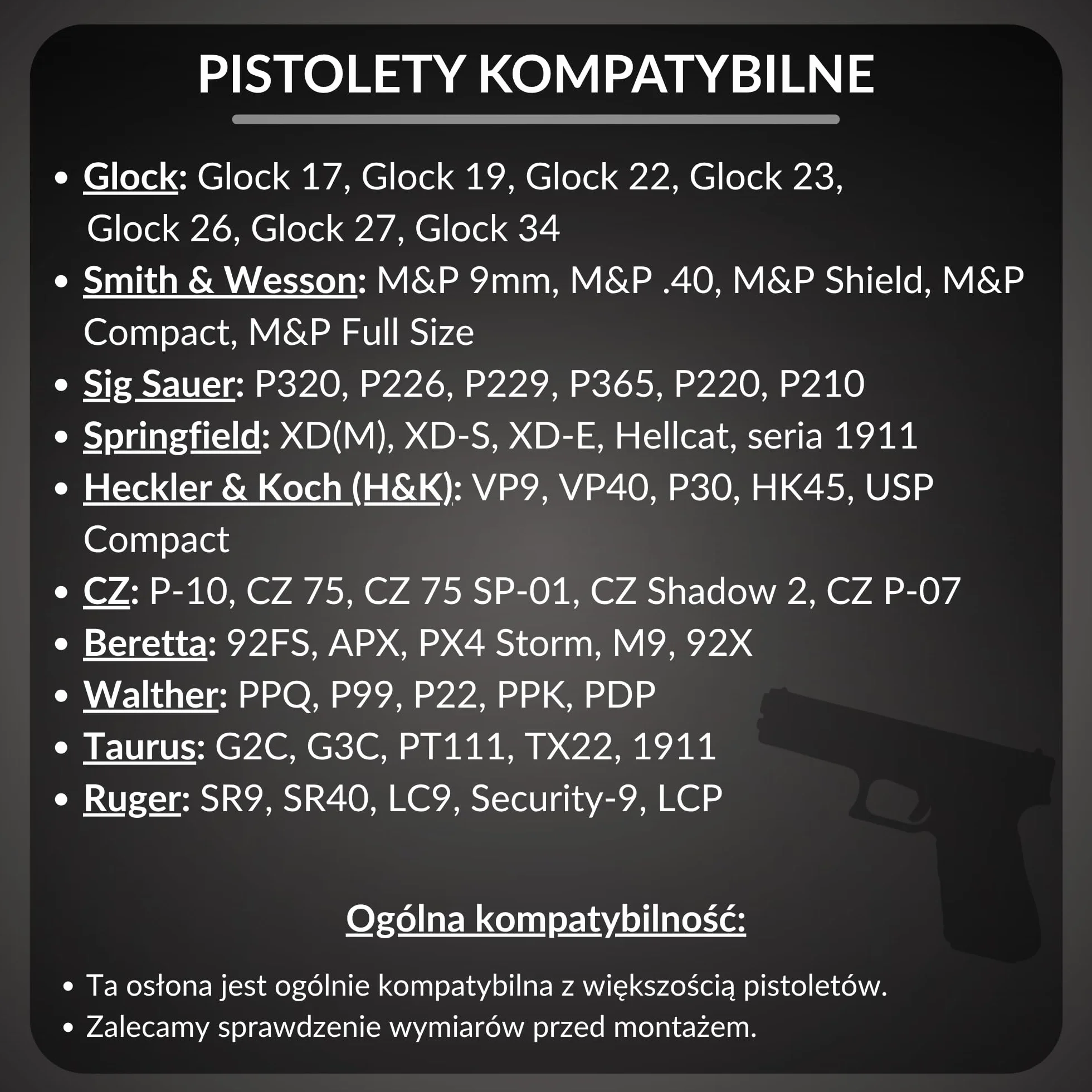 Gumowa Osłona Chwytu Airsoft Silikonowy Grip Antypoślizgowy do Pistoletu i Karabinu