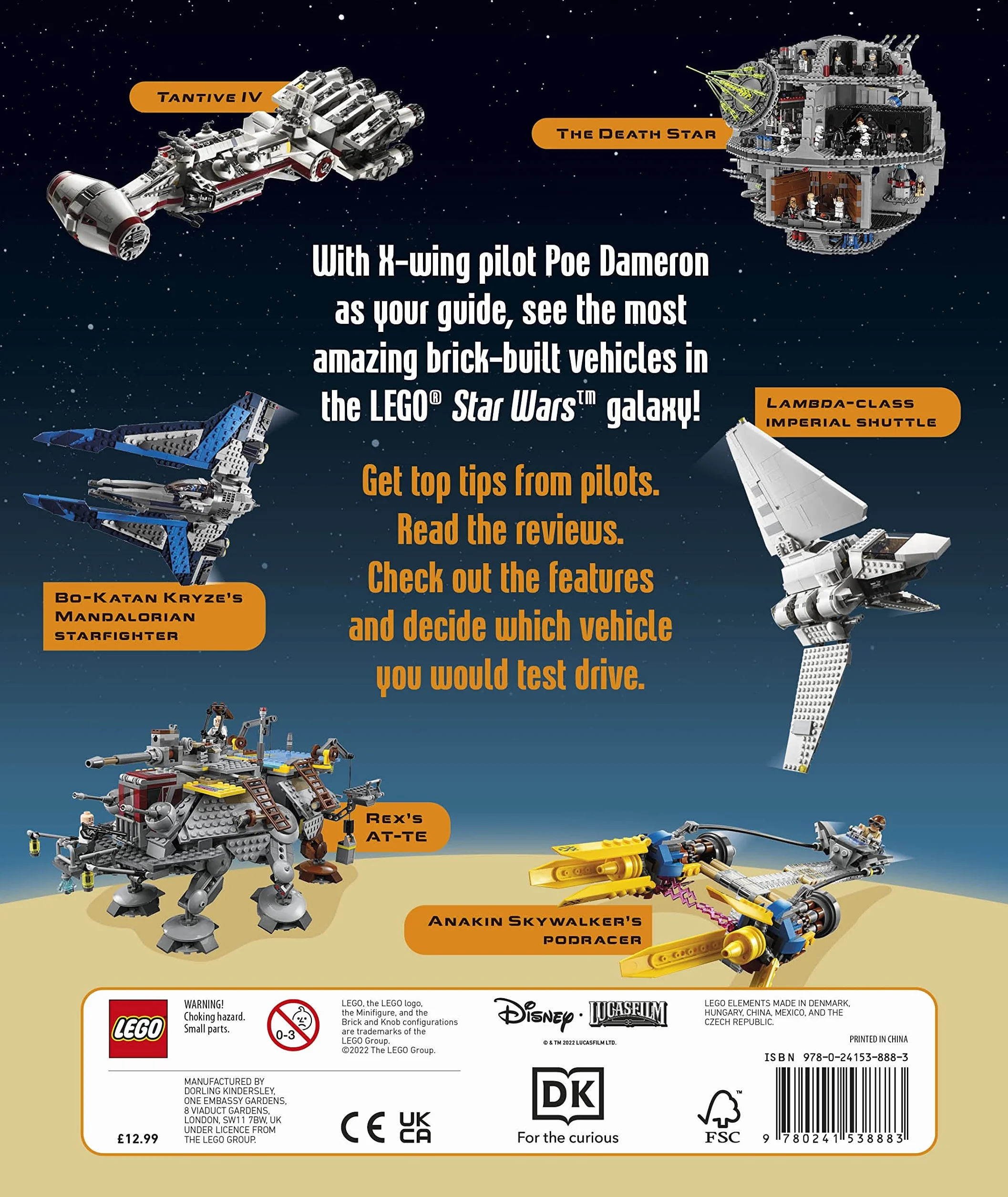 LEGO Star Wars Awesome Vehicles: With Poe Dameron Minifigure and Accessory