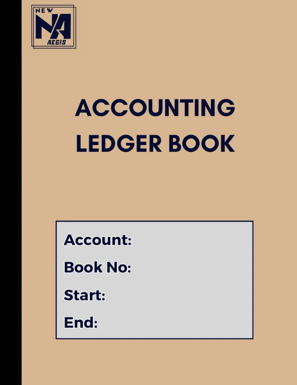Accounting Ledger Book: 8.5x11", 4-column pages; keep your personal or business accounts organized and up to date