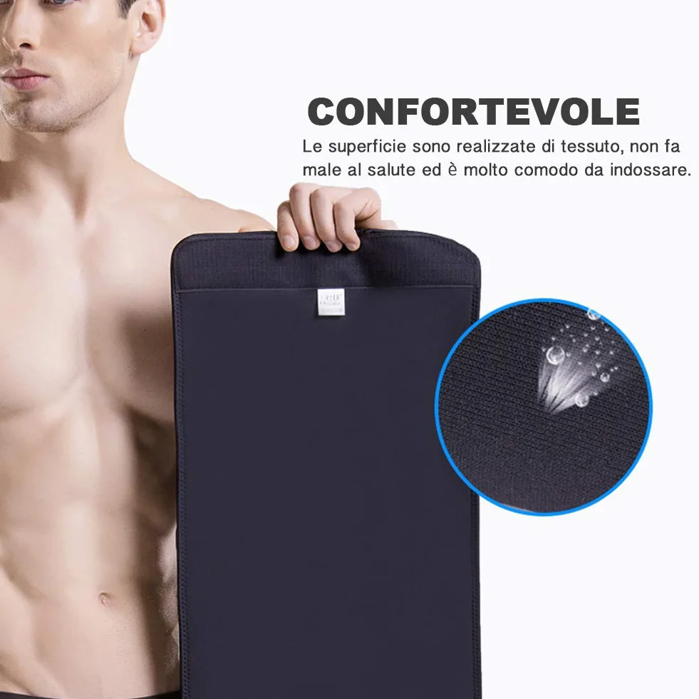 Pas wyszczuplający do odchudzania, spalania tłuszczu i pocenia się, rozmiar unisex regulowany rozmiar dla mężczyzn i kobiet