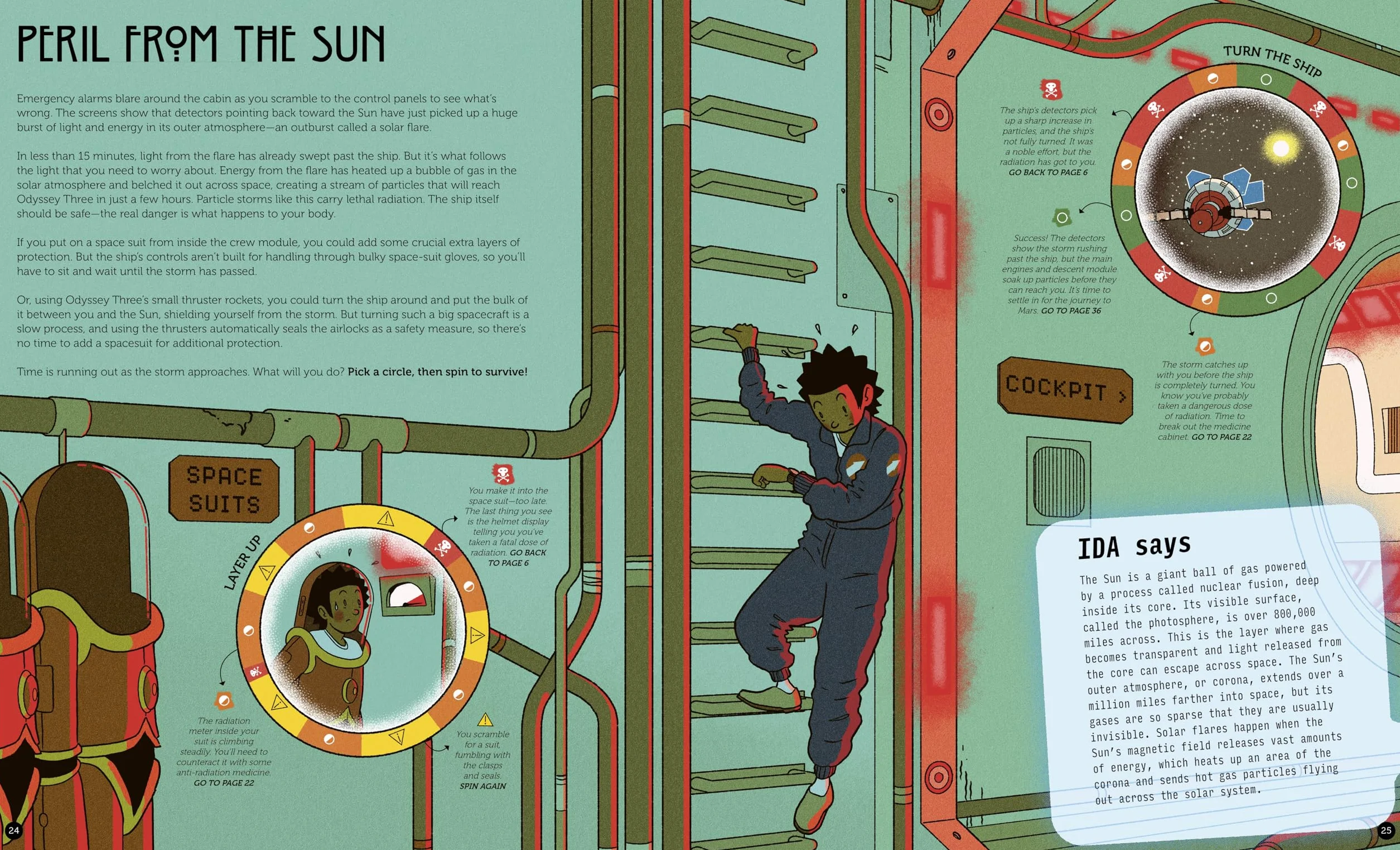 Spin to Survive: Deep Space Danger: Decide Your Destiny with a Pop-Out Fortune Spinner! (Volume 4)