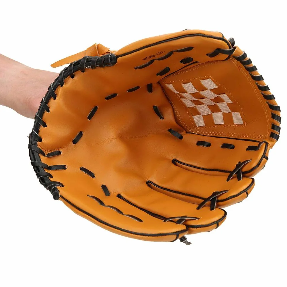Rękawica baseballowa sport softball łapacz 30 cm brązowa