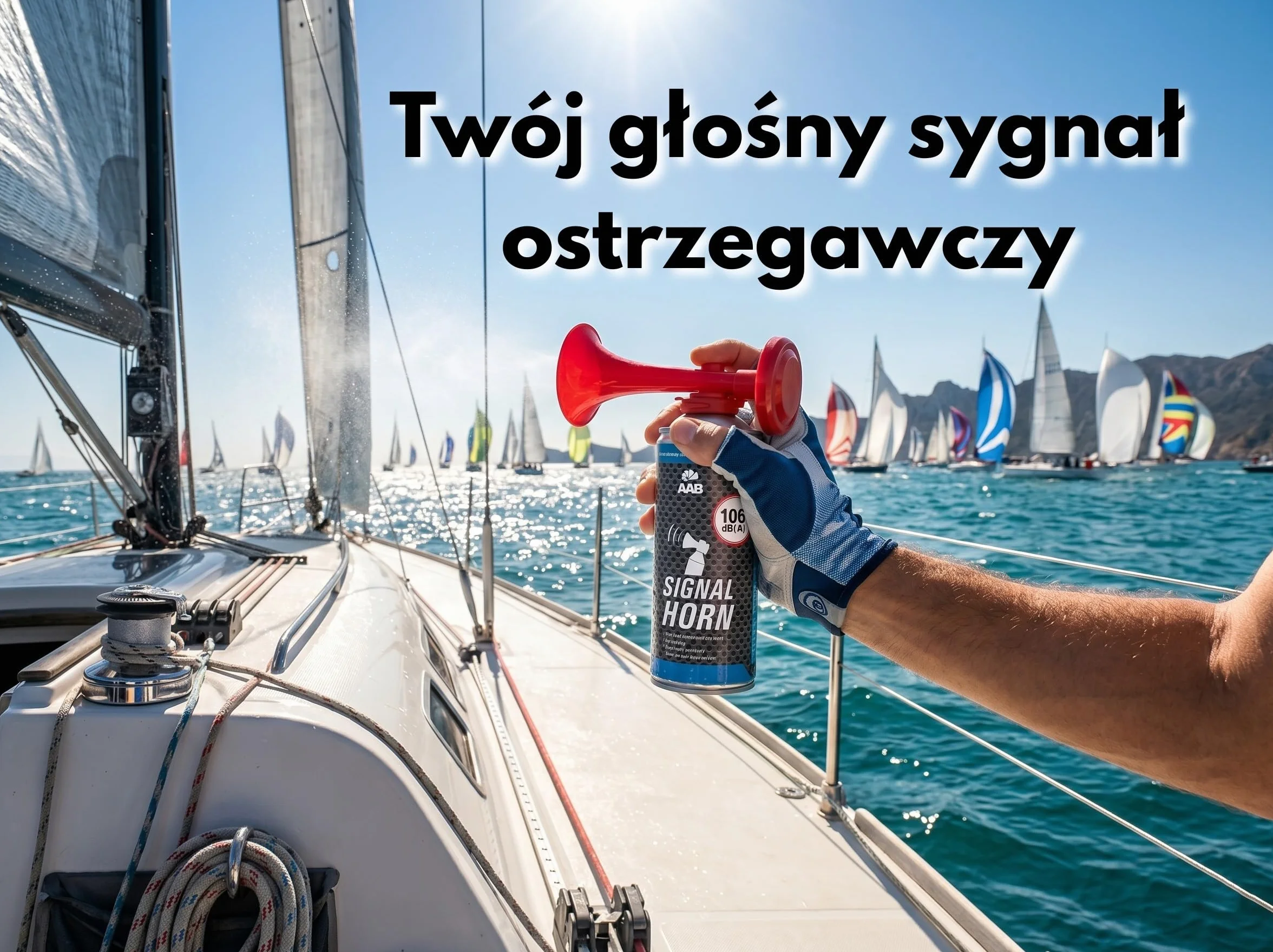 AABCOOLING Signal Horn 40g - Trąbka Kibica z Niepalnym Gazem, Głośna Wuwuzela Gazowa, Sygnał Dźwiękowy na Sprężone Powietrze Na Imprezy, Urodziny