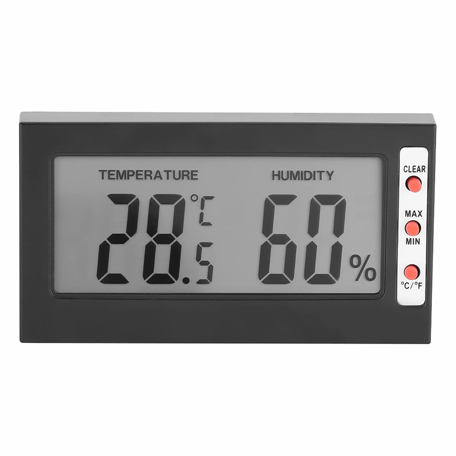 Portable Digital Indoor LCD Thermometer Temperatur Hygrometer Feuchtigkeitsmesser 0 ~ 50 10% rF ~ 99% rF,