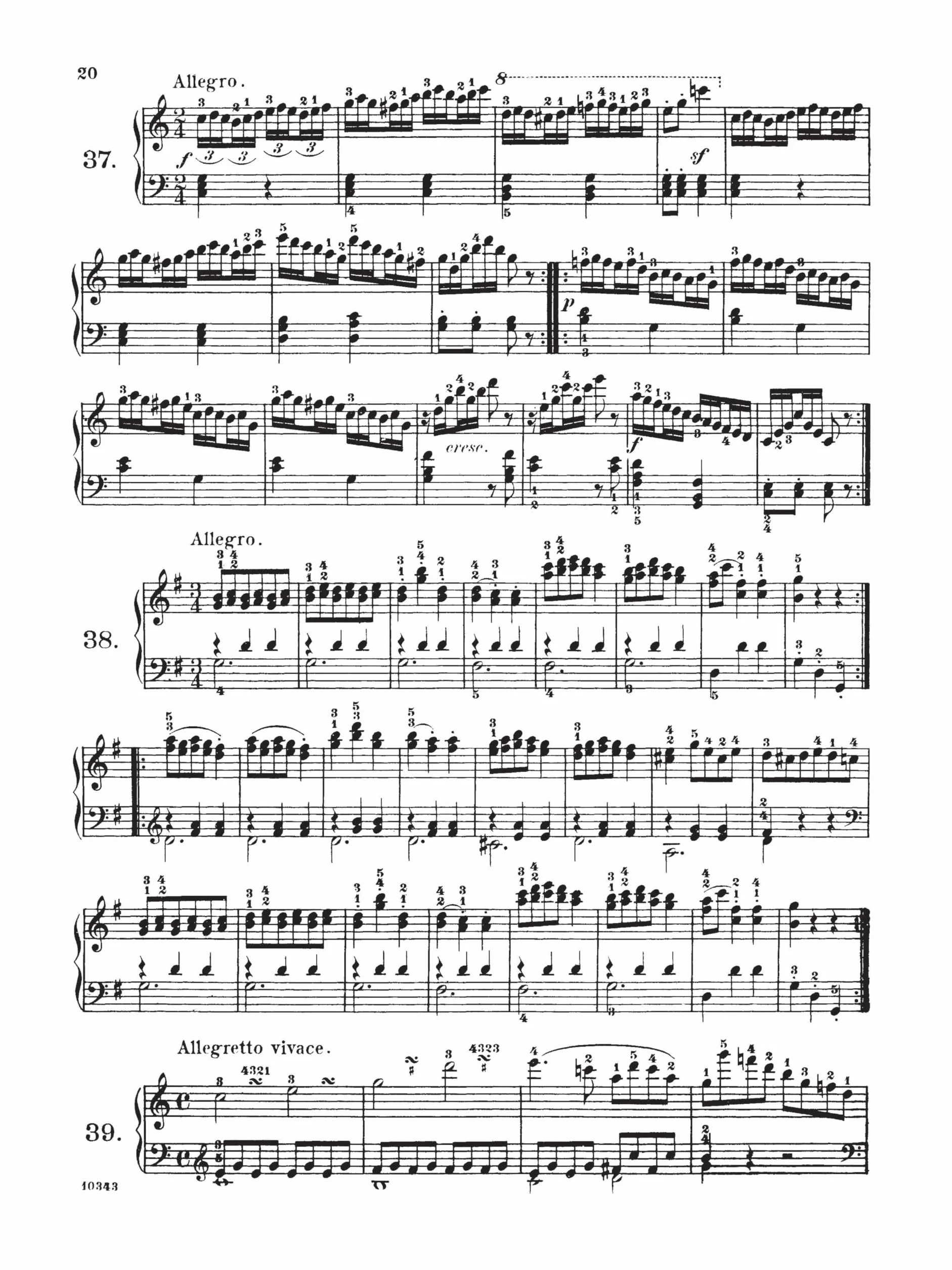 Carl czerny: 100 progressive studies without octaves op.139 piano: Schirmer Library of Classics Volume 153 Piano Technique