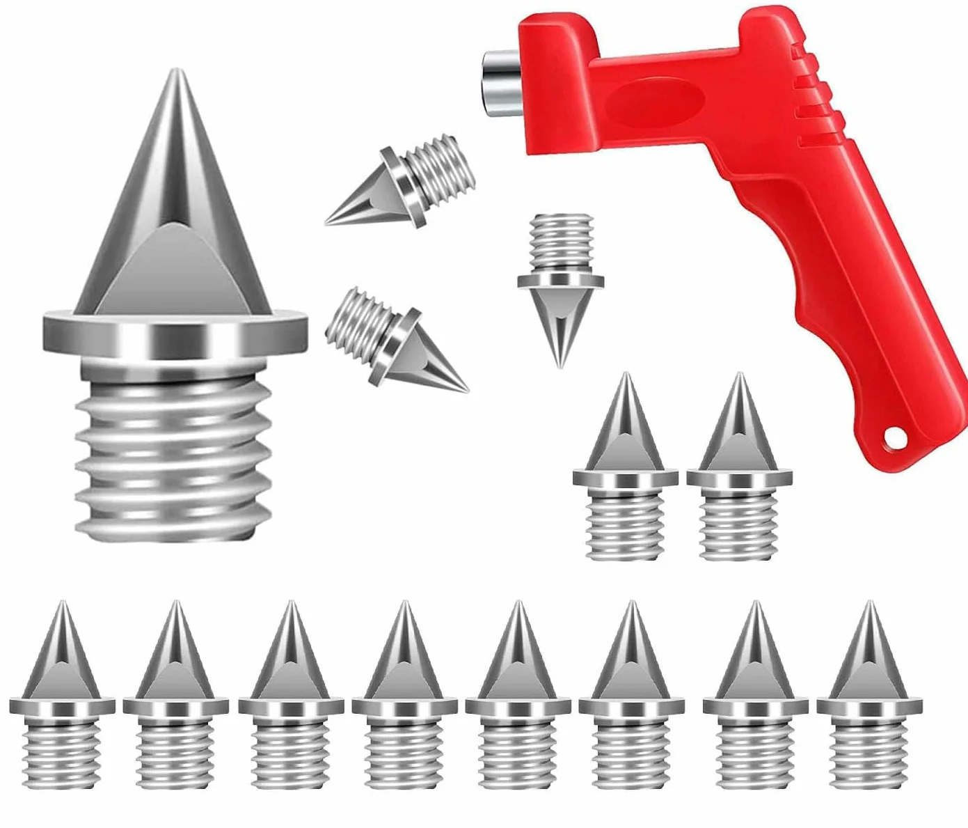 LATRAT kolce biegowe 6 mm 14 sztuk z kluczem kolcowym