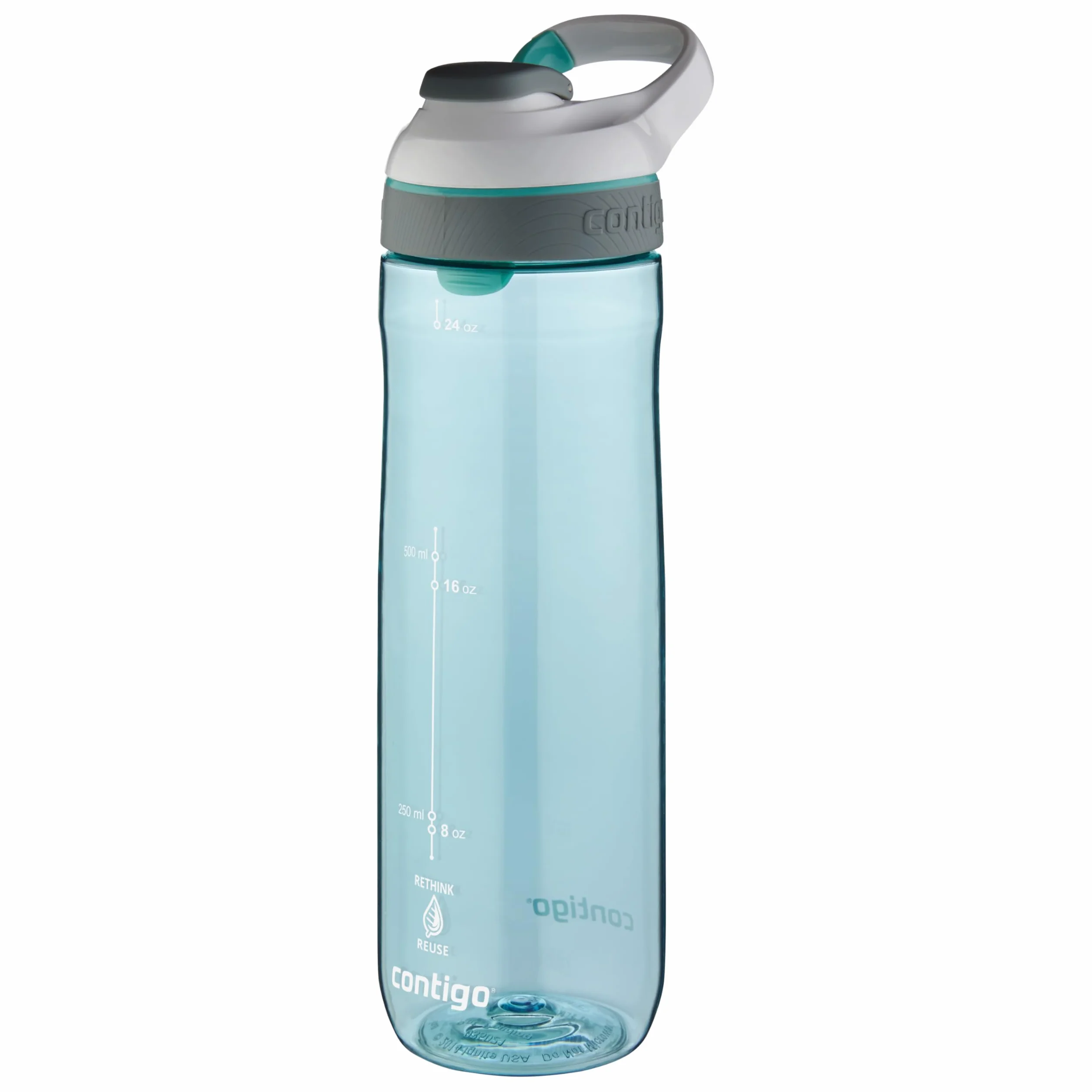 Contigo Cortland Autoseal Butelka na wodę, duża, 720 ml, bez BPA, butelka sportowa, szczelna butelka na napoje, idealna do szkoły, na siłownię, rower, do biegania, wędrówek