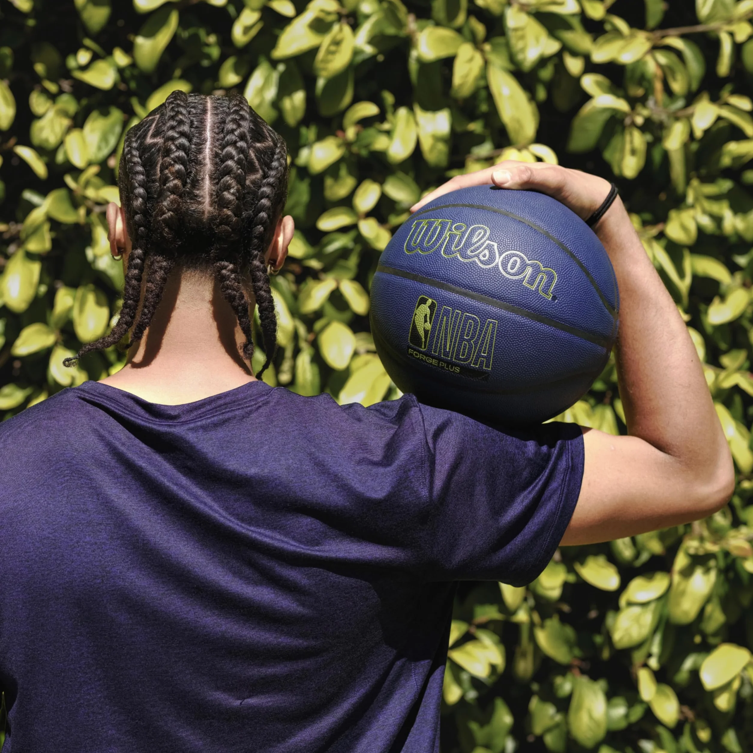 WILSON NBA Forge Plus koszykówka wewnątrz/na zewnątrz - brązowa, rozmiar 18-79 cm
