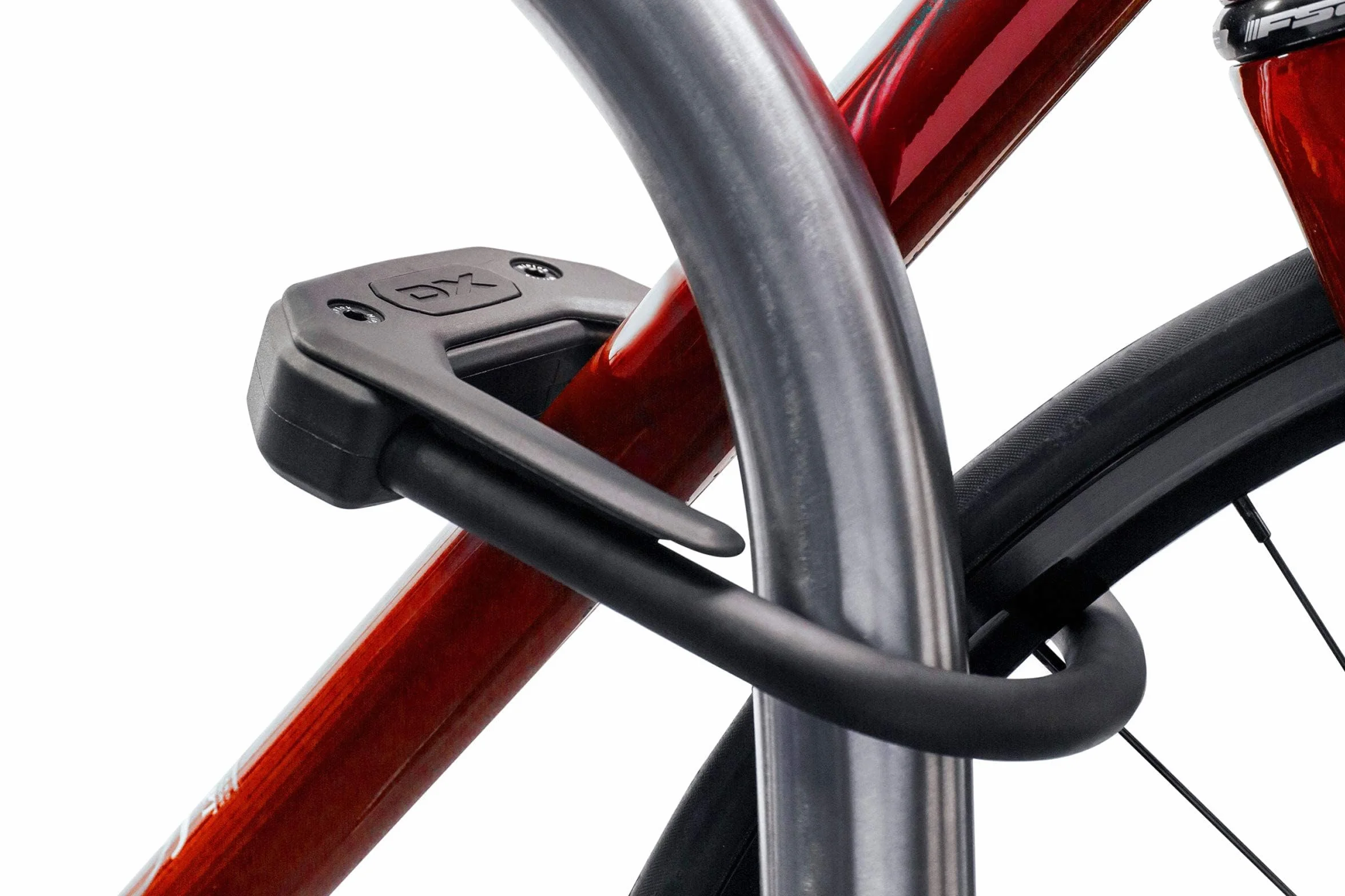 Hiplok DX, U-lock, Unisex, ALL BLACK, Wymiary wewnętrzne zapięcia: 15 cm × 8,5 cm
