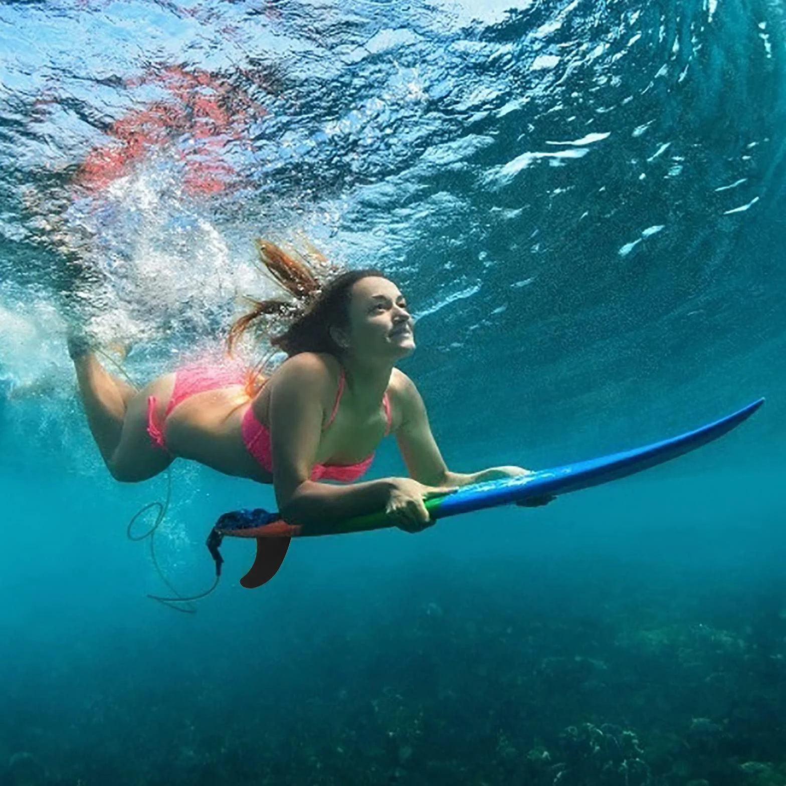 Płetwy do SUP z tworzywa sztucznego nylonowe czarne zamiennik do deski surfingowej