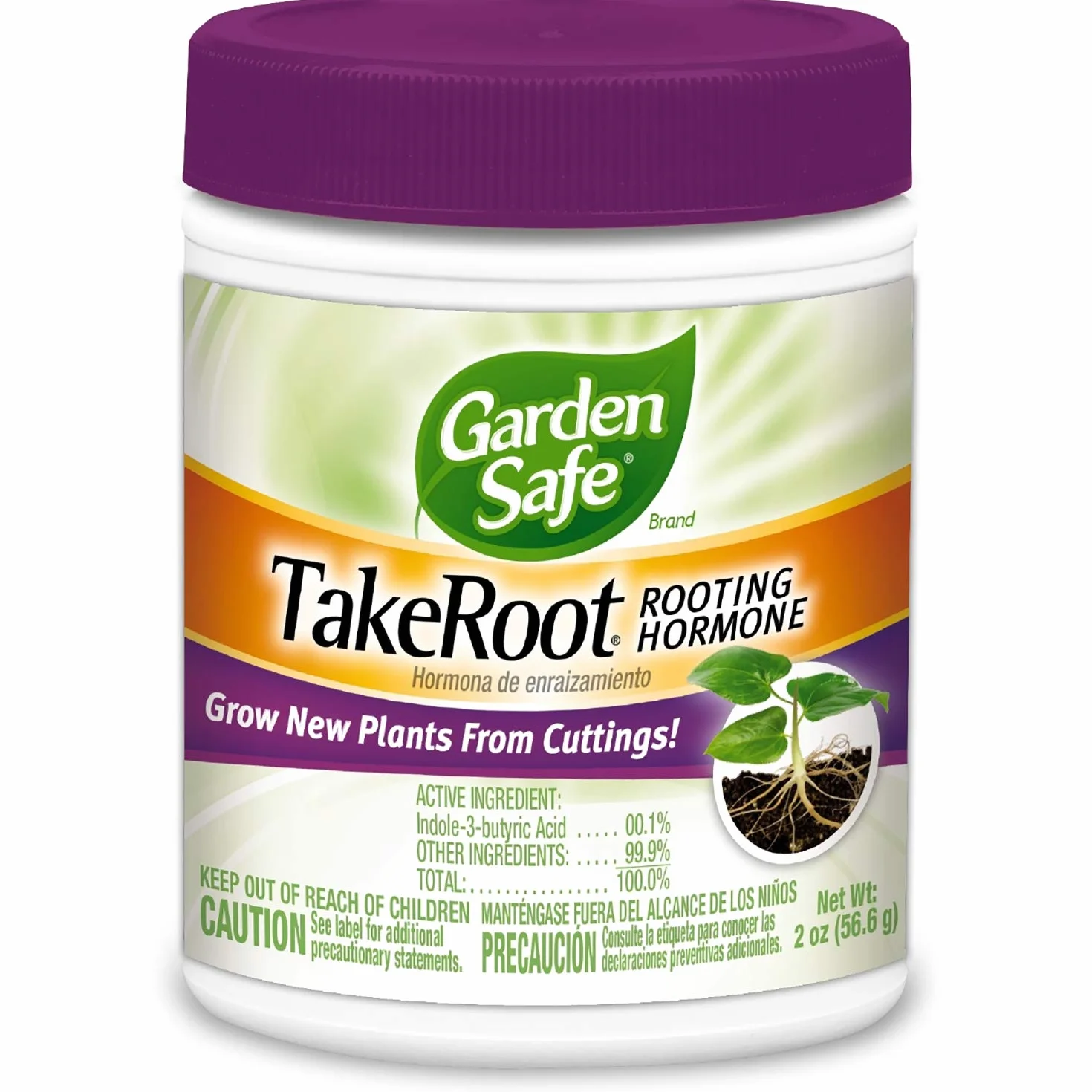 Garden Safe Weź ukorzenienie hormonu, wspomaga ukorzenienie, wyhodowanie nowych roślin z sadzonek, 59 g