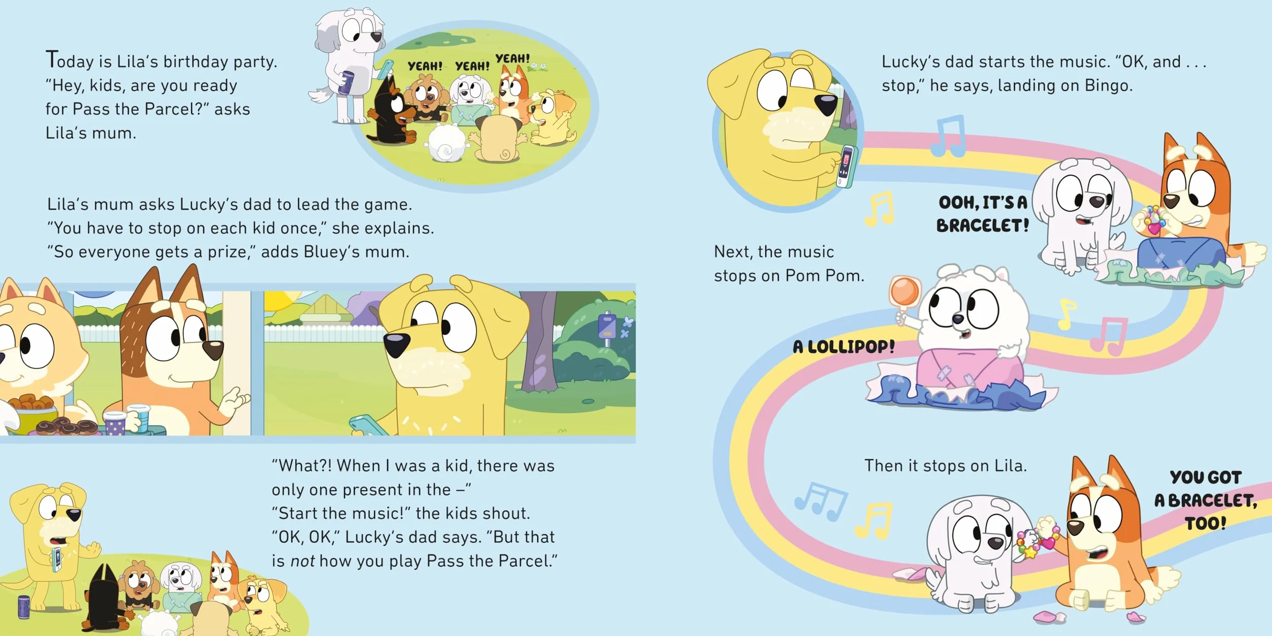 Bluey: Pass the Parcel: A birthday party picture book