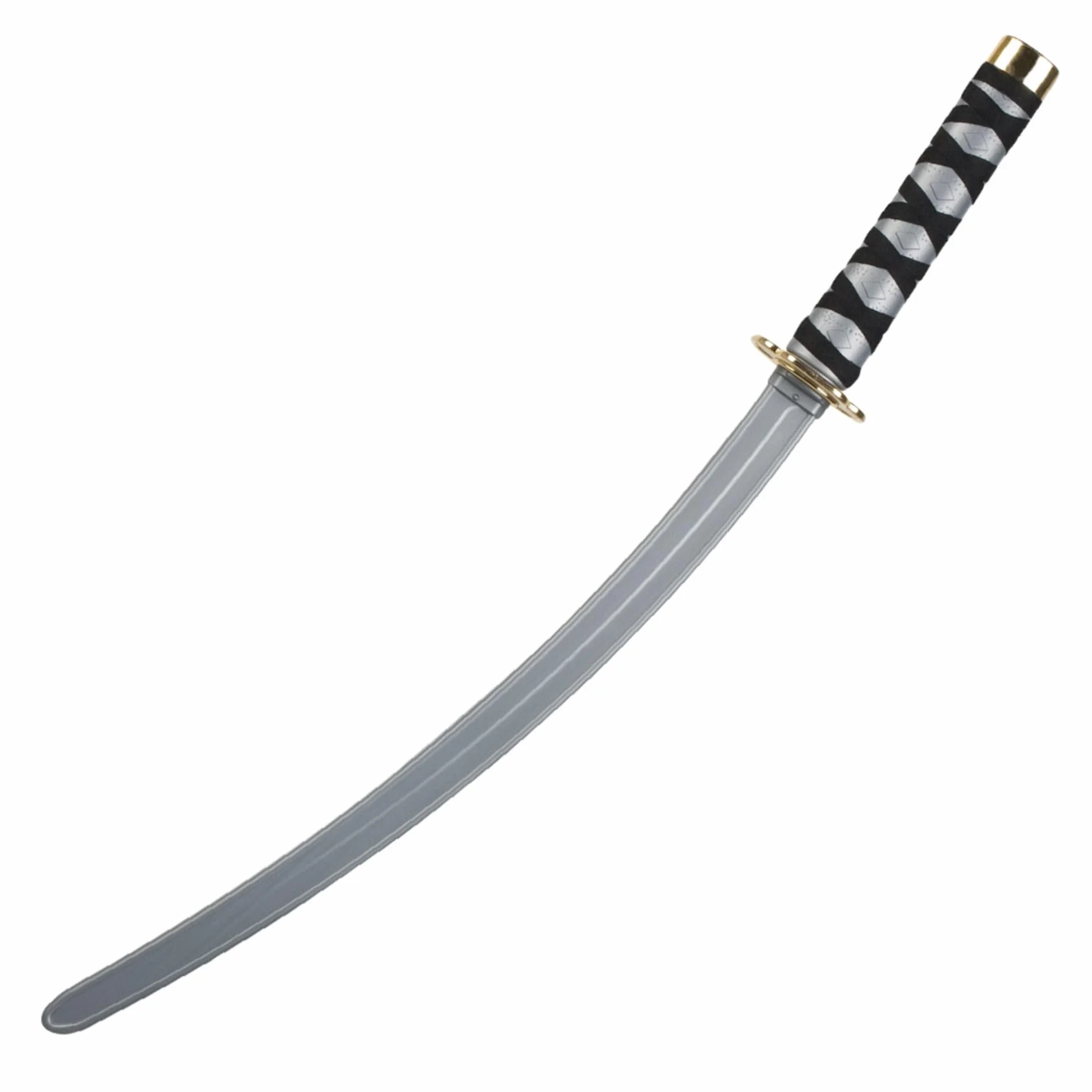 Boland 00660 - Miecz ninja z pochwą, ok. 73 cm długość, plastik, pasek do przenoszenia, samuraj, wojownik, szabla, karnawał, Halloween