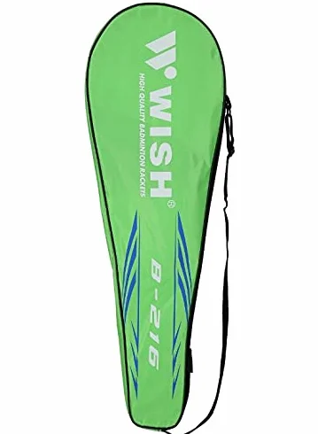WISH Badminton Zestaw dla 2 graczy, 2 rakiety i 3 koła zamachowe
