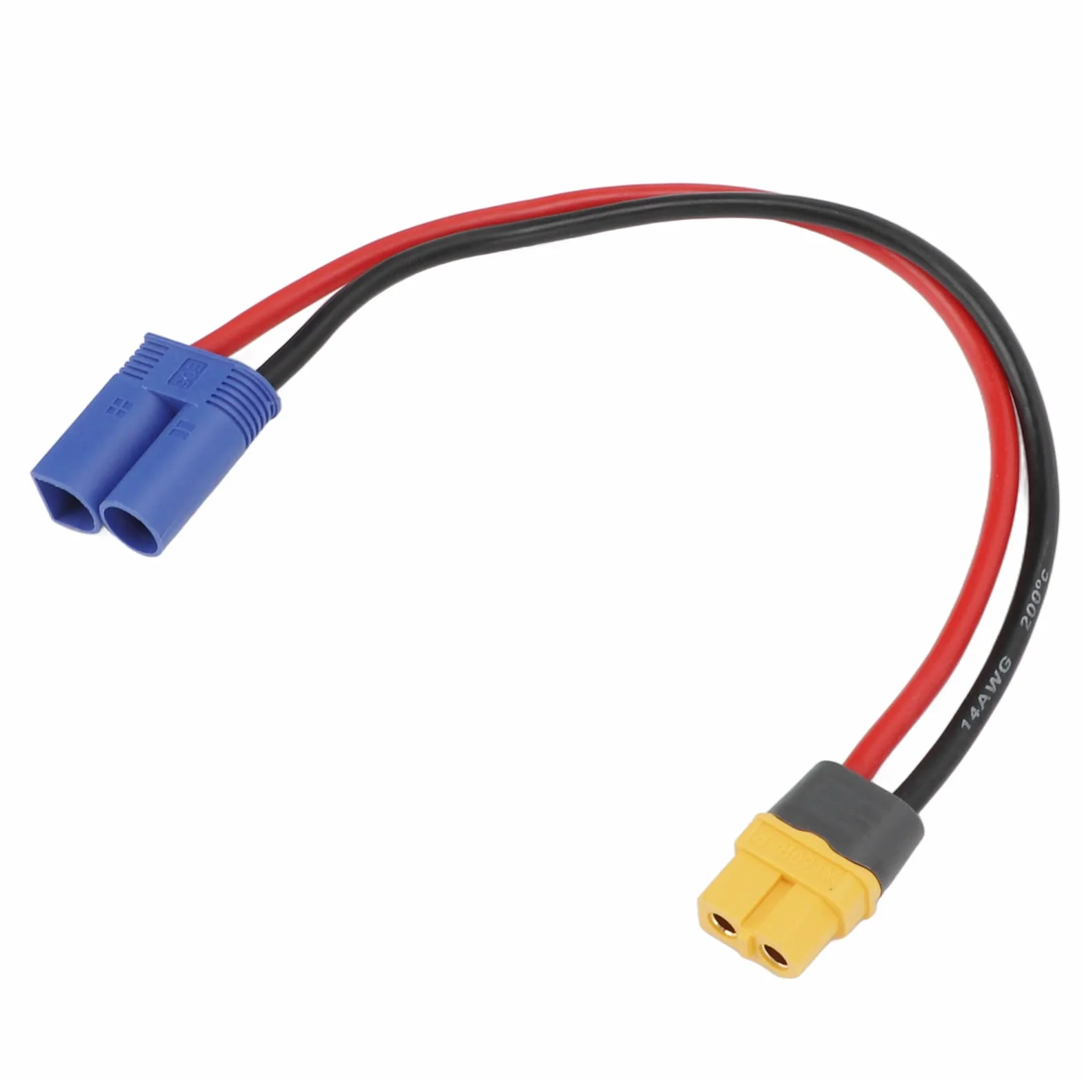 Kabel żeński RC do Męskiego EC5 14AWG XT60HF Adapter Złącza
