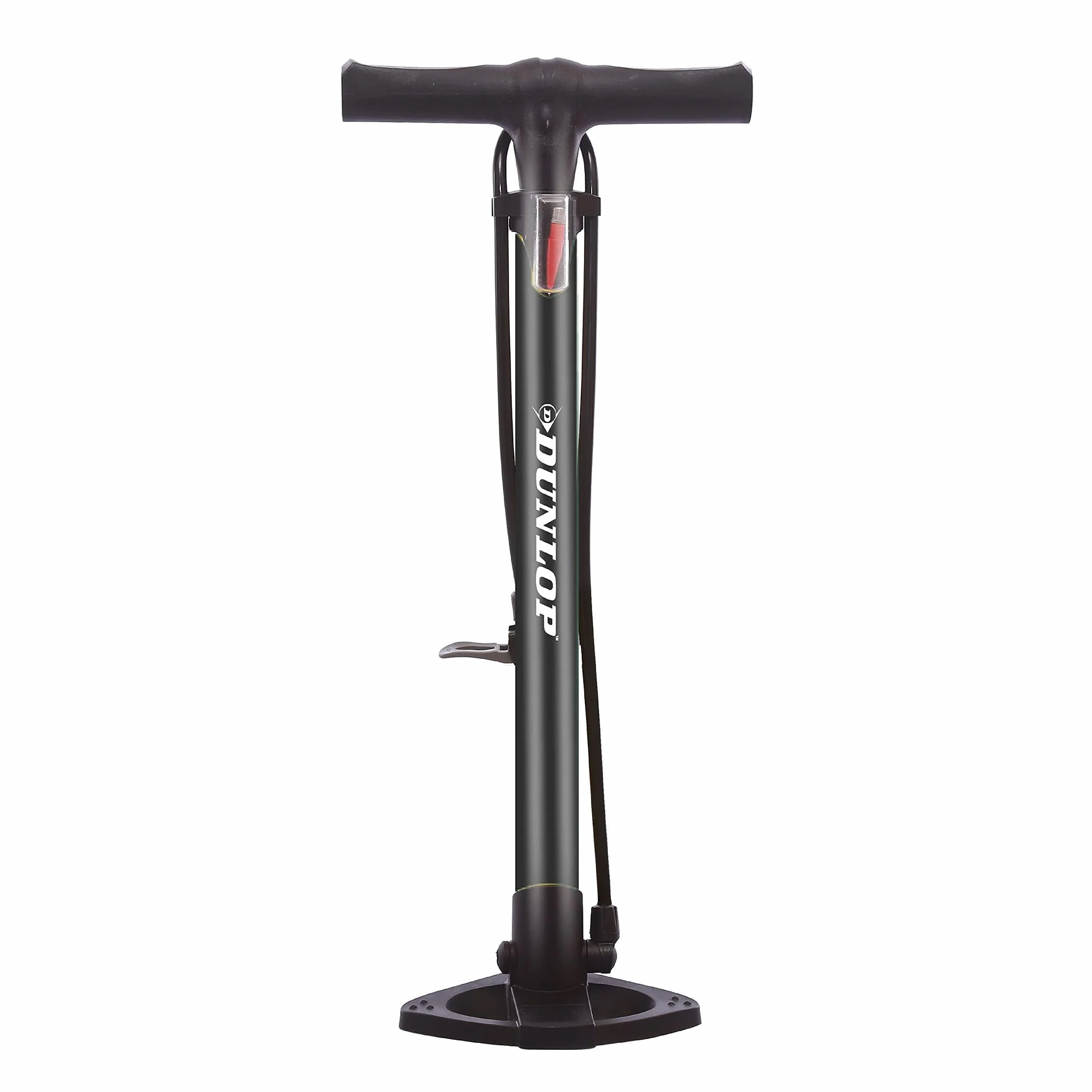 Pompka rowerowa Dunlop z manometrem 160/180PSI 11/12 bar Schrader Presta