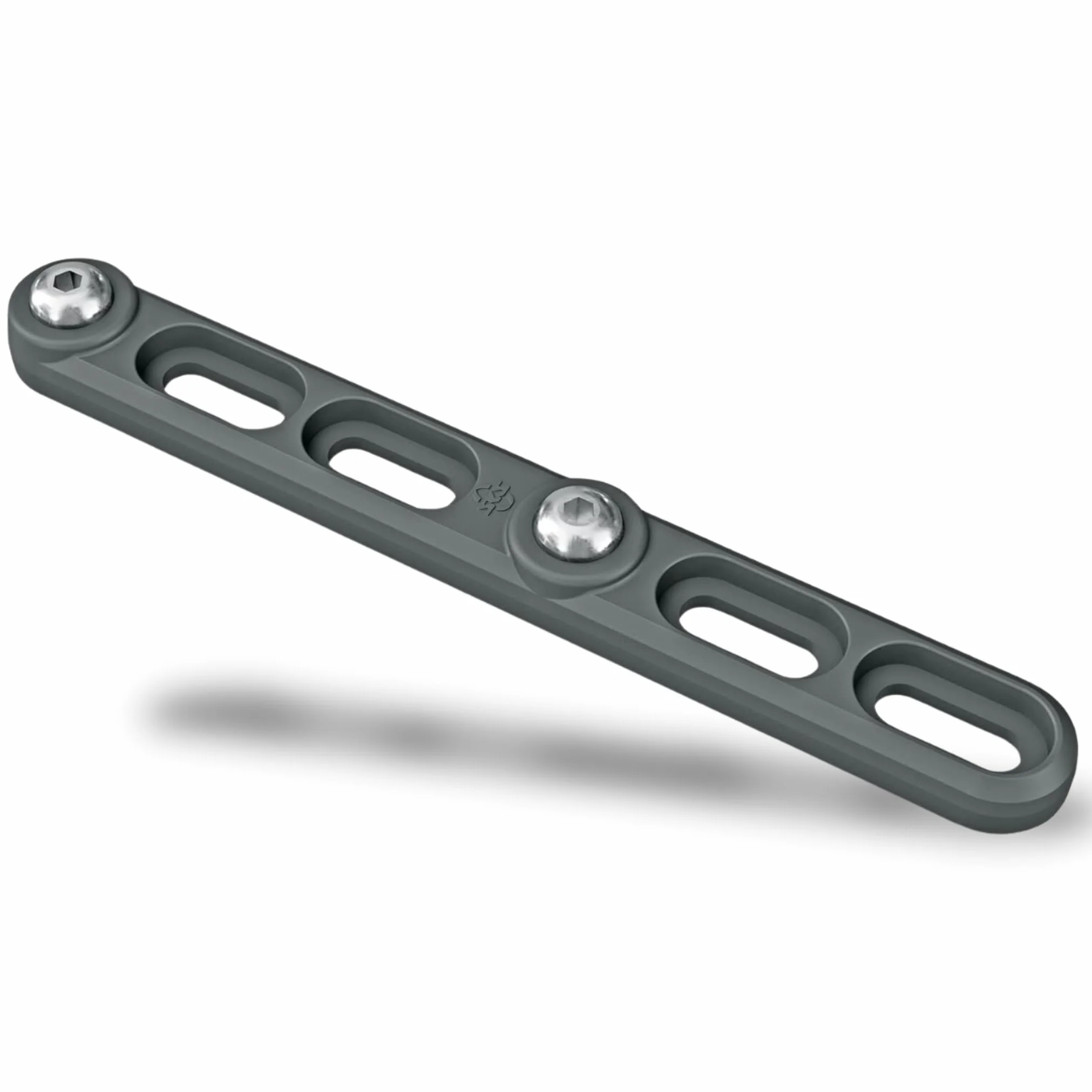 SKS GERMANY CAGE SHIFTER adapter do klatki na butelki (adapter rowerowy do małych geometrii ramy, do przesuwania otworów w klatce na butelki, płaska i niepozorna konstrukcja, poliwęglan).