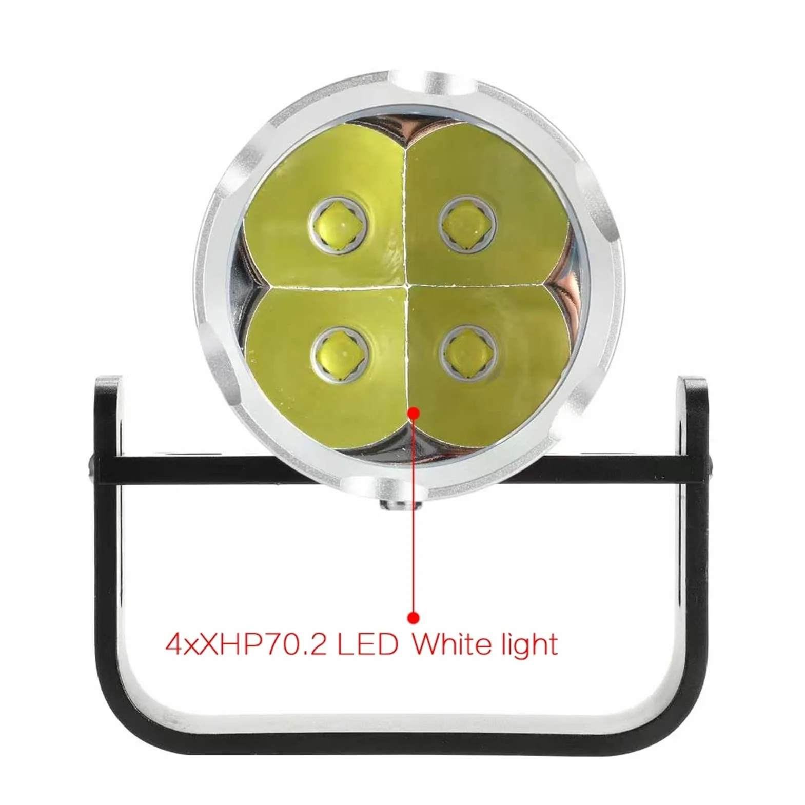 Profesjonalna latarka do nurkowania 8000 Lumenów 4 XXHP70.2 LED 200m Wodoodporna światło wideo
