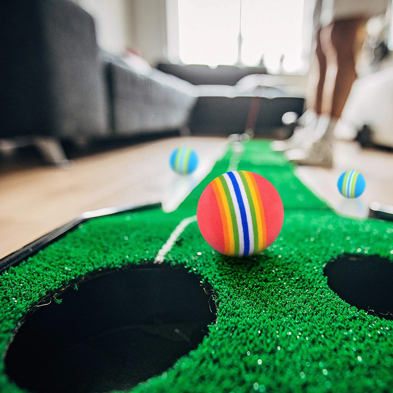 Xiaomoyu Piłki golfowe 26 sztuk czerwone niebieskie do ćwiczeń i treningu
