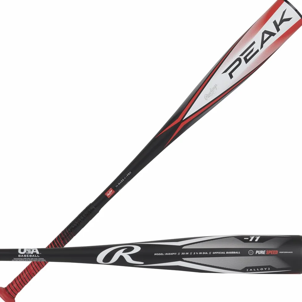 Rawlings Kij baseballowy Peak USA -5/-10/-11 Drop 2 5/20.3 cm beczka 1 szt.