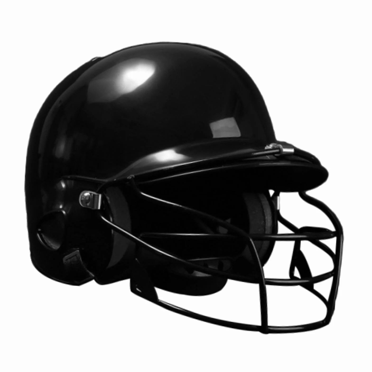 Kask baseballowy z maską na twarz czerwony 31x21x21 cm
