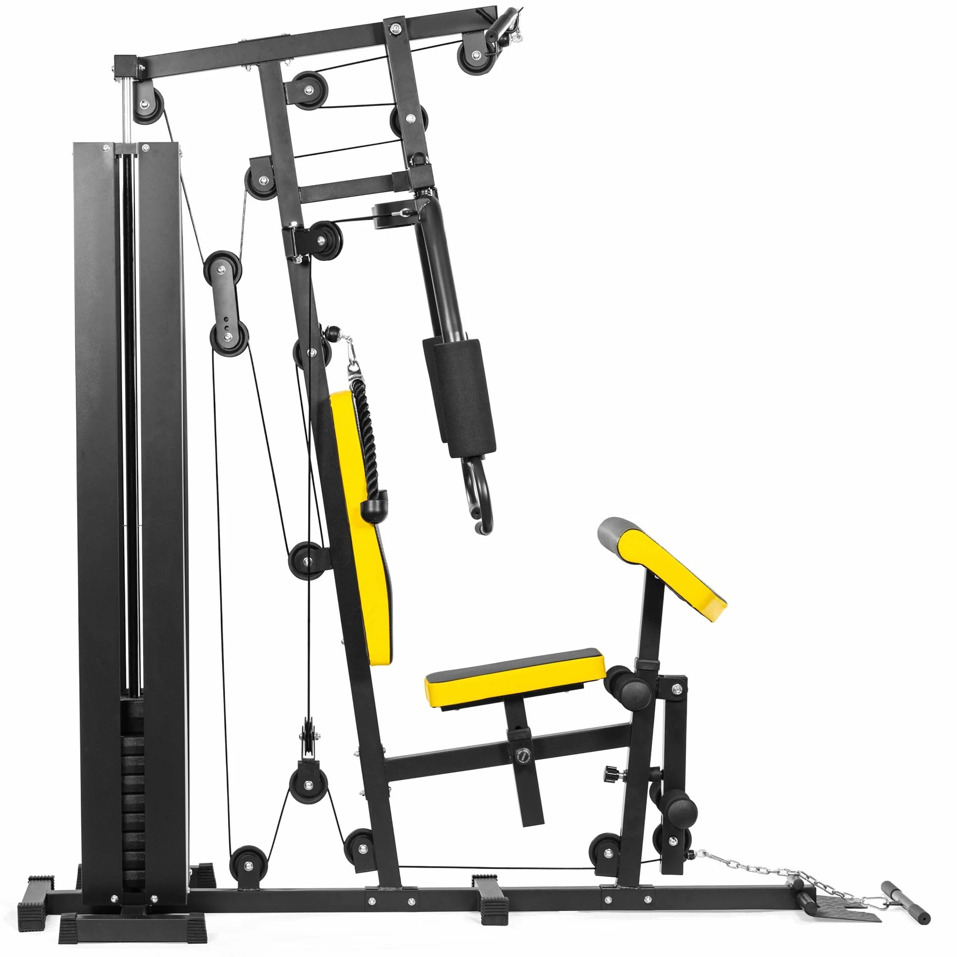 Dione HG3 - stacja fitness – Multi-Gym – stacja siłowa – z ciężarkiem 45 kg – możliwość rozszerzenia do 100 kg – Homegym