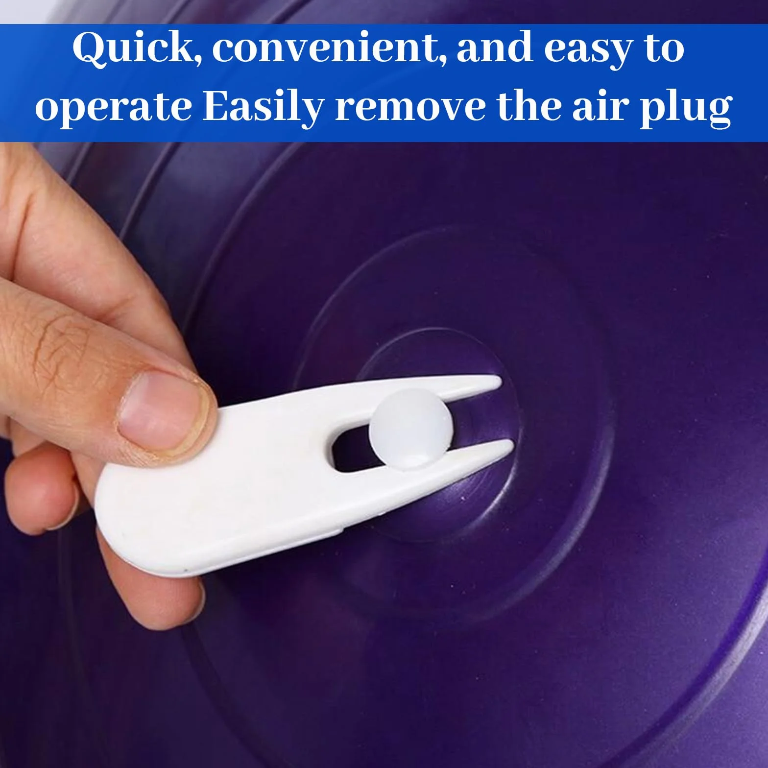 JJUNW Zestaw zatyczek do jogi, piłka gimnastyczna, wtyczka Air Plug