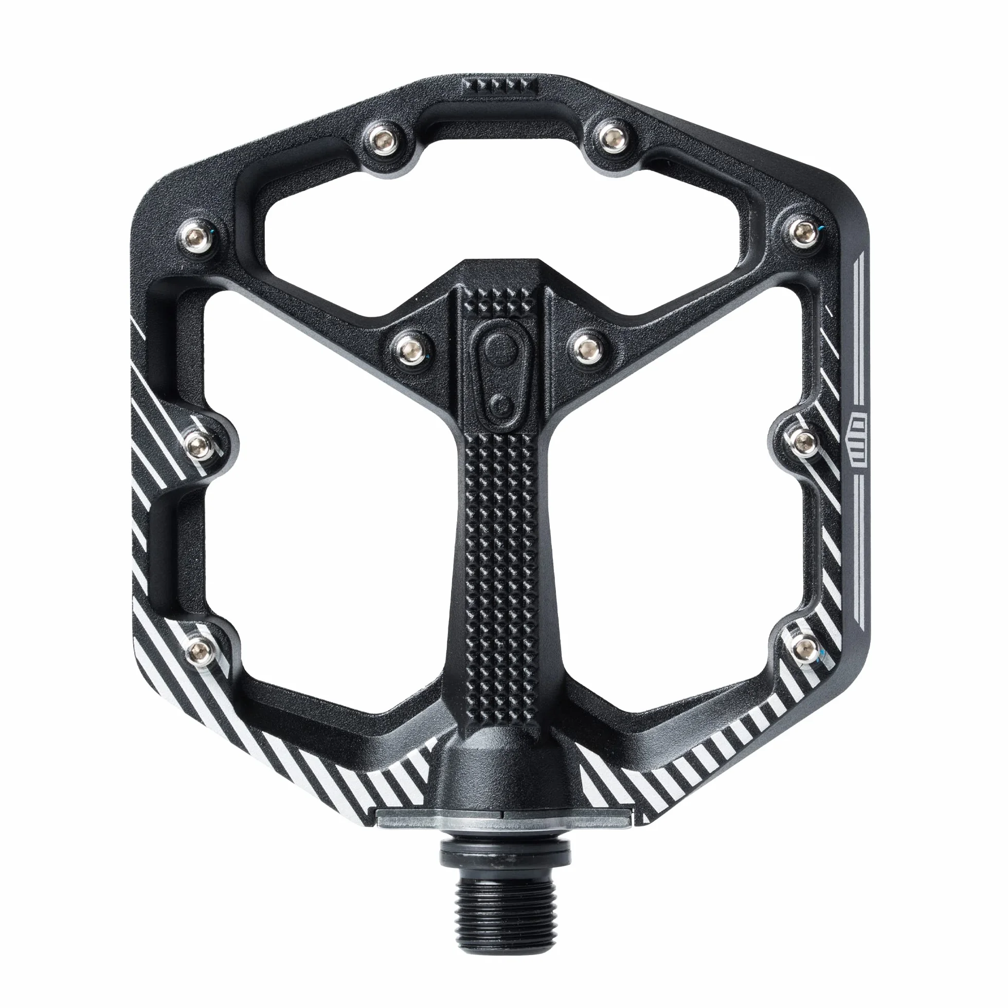 Crank Brothers Stamp 7 pedał rowerowy, unisex, dla dorosłych, edycja Macaskill, do rowerów górskich, czarny/biały, S