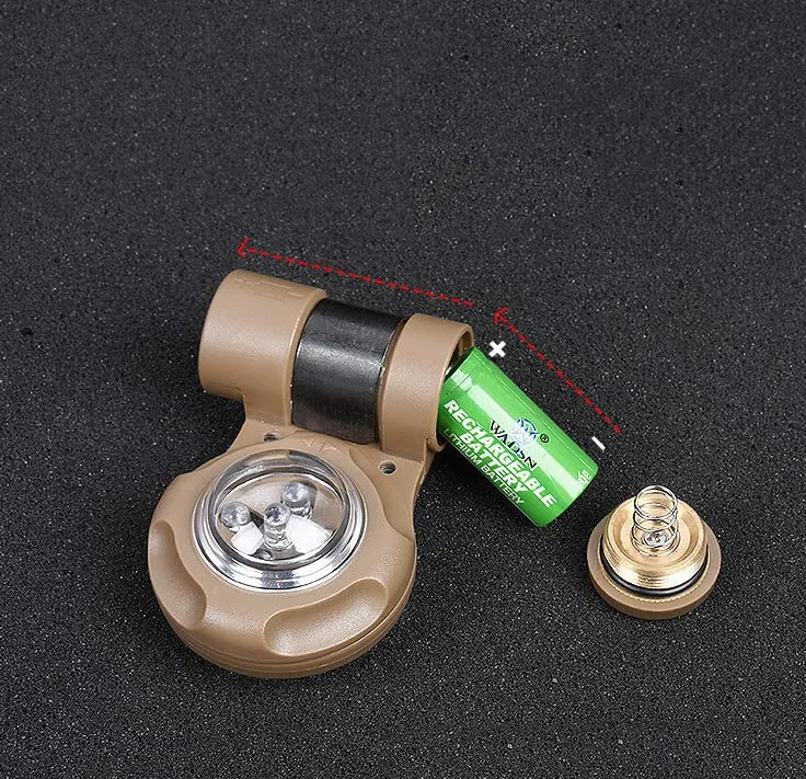 Lampa survivalowa na podczerwień, lampa sygnałowa IR/LED, taktyczna podstawa kasku