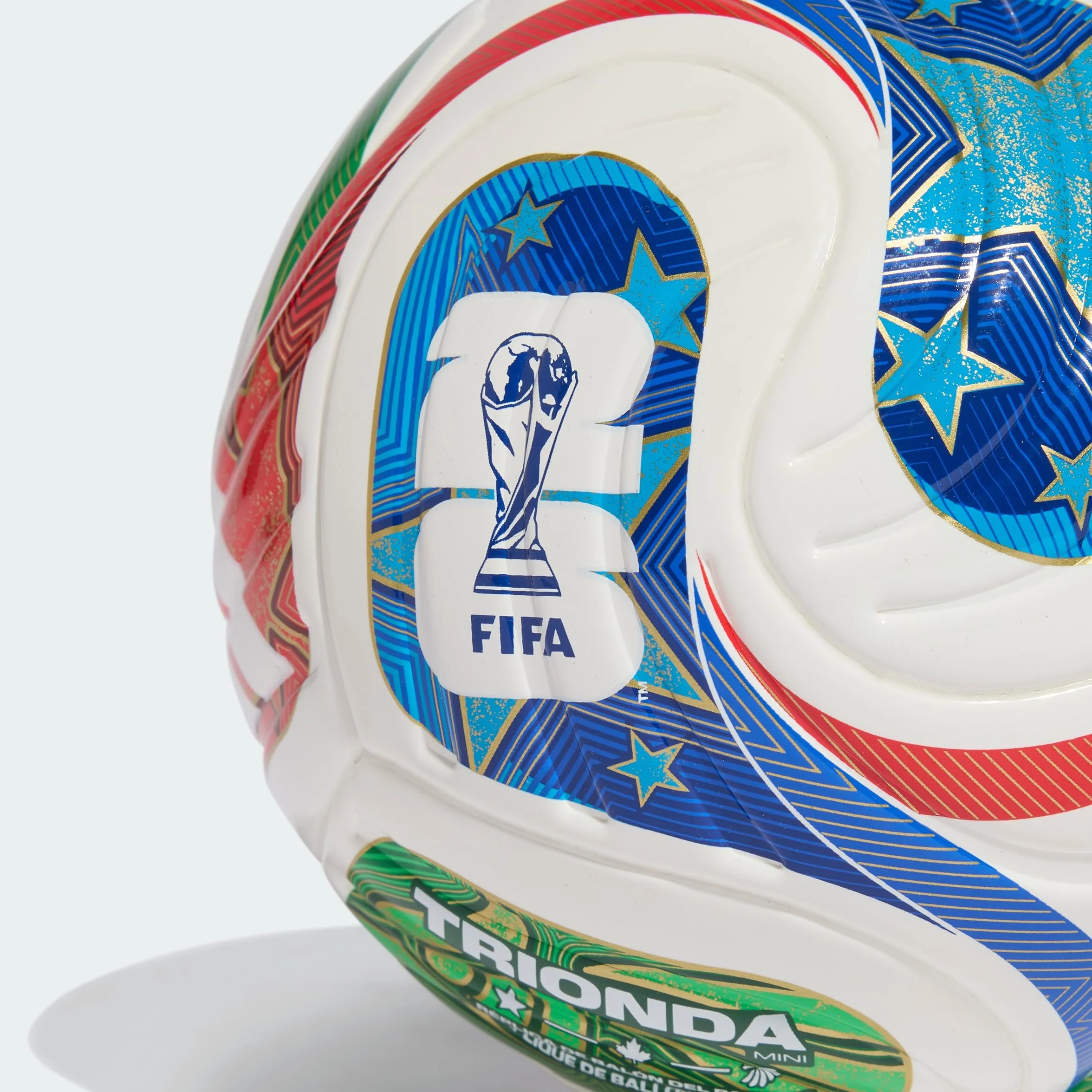 Adidas Mini Trionda 2026 World Cup Unisex Piłka Nożna Biały 1