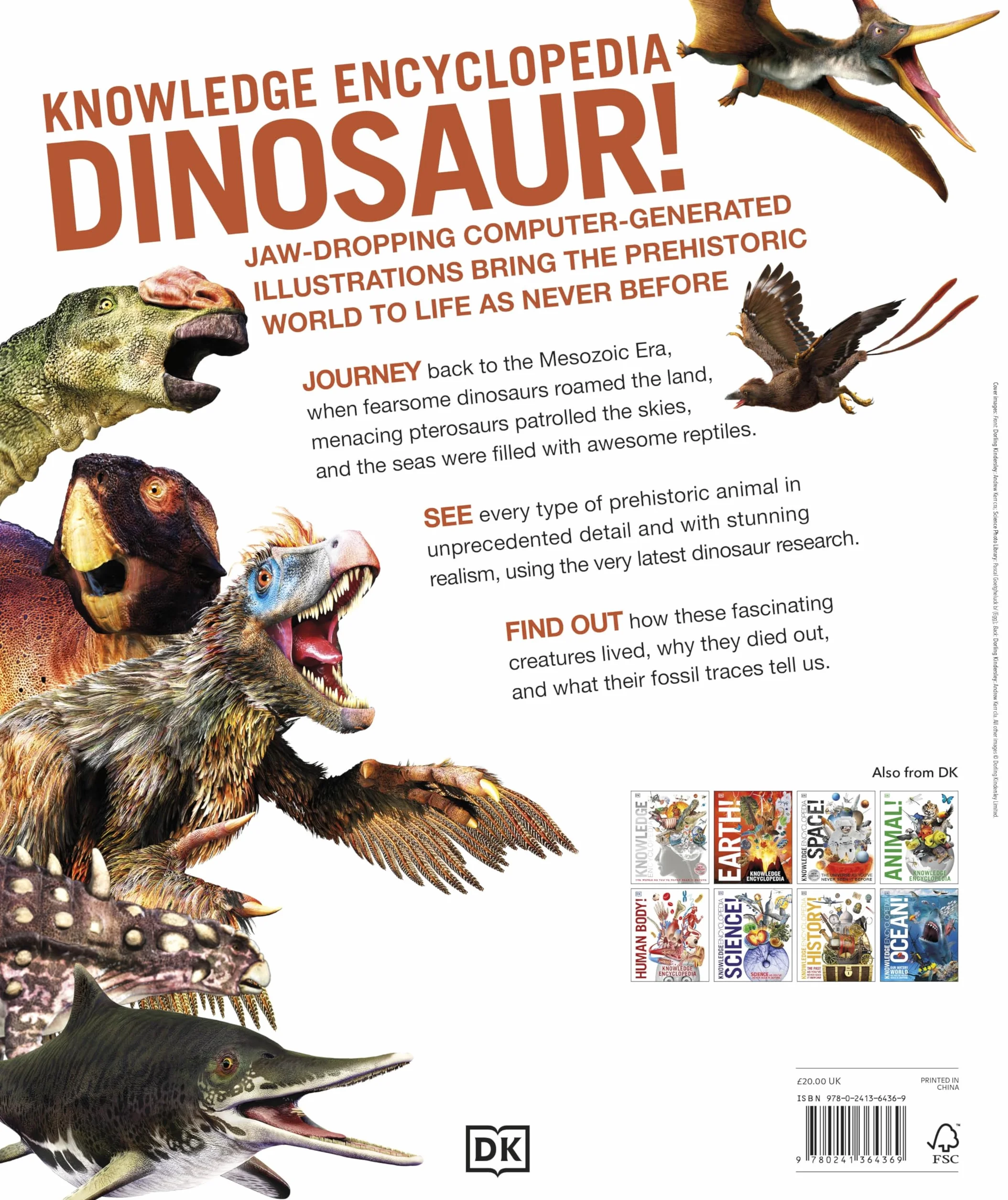 Knowledge Encyclopedia Dinosaur!: Over 60 Prehistoric Creatures as You've Never Seen Them Before (Knowledge Encyclopedias)