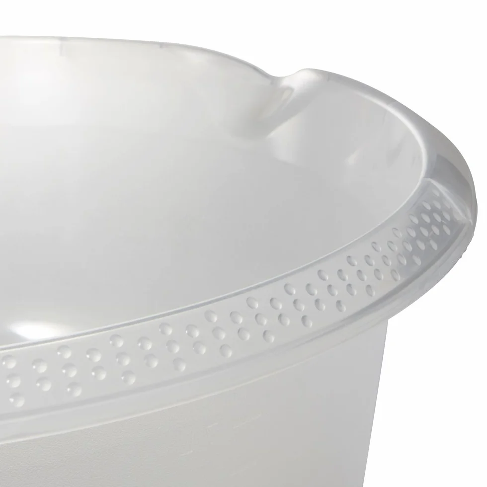 Keeper Universal-Schüssel mit Ausguss, Rund, 9 l, Ø 36 cm, Björk, Transparent