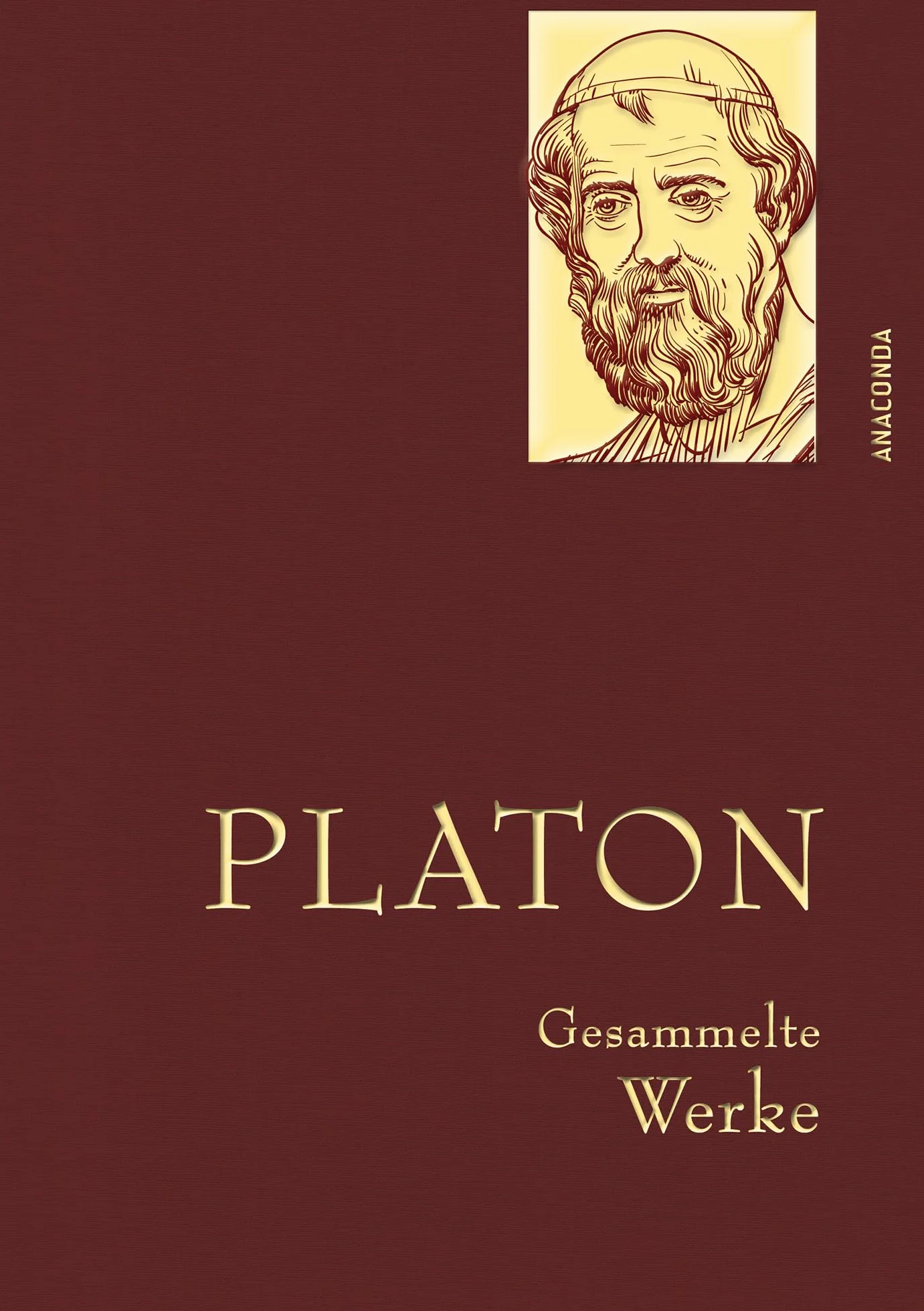 Platon - Gesammelte Werke: Gebunden in feingeprägter Leinenstruktur auf Naturpapier aus Bayern. Mit goldener Schmuckprägung: 4