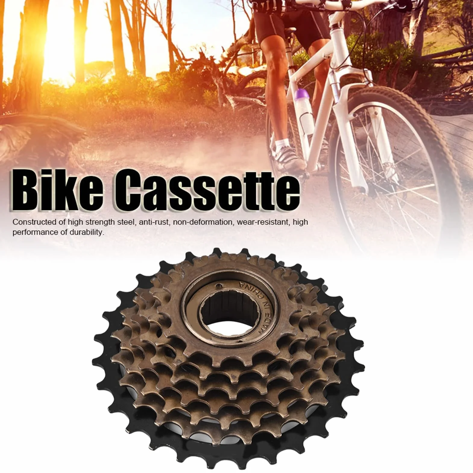 Wolnobieg, Koło Zamachowe Roweru Kaseta Zębatka 7 Prędkości Wymiana Roweru Górskiego Akcesoria Kaseta Koło Zamachowe Mountain Bike Akcesoria Zamienne