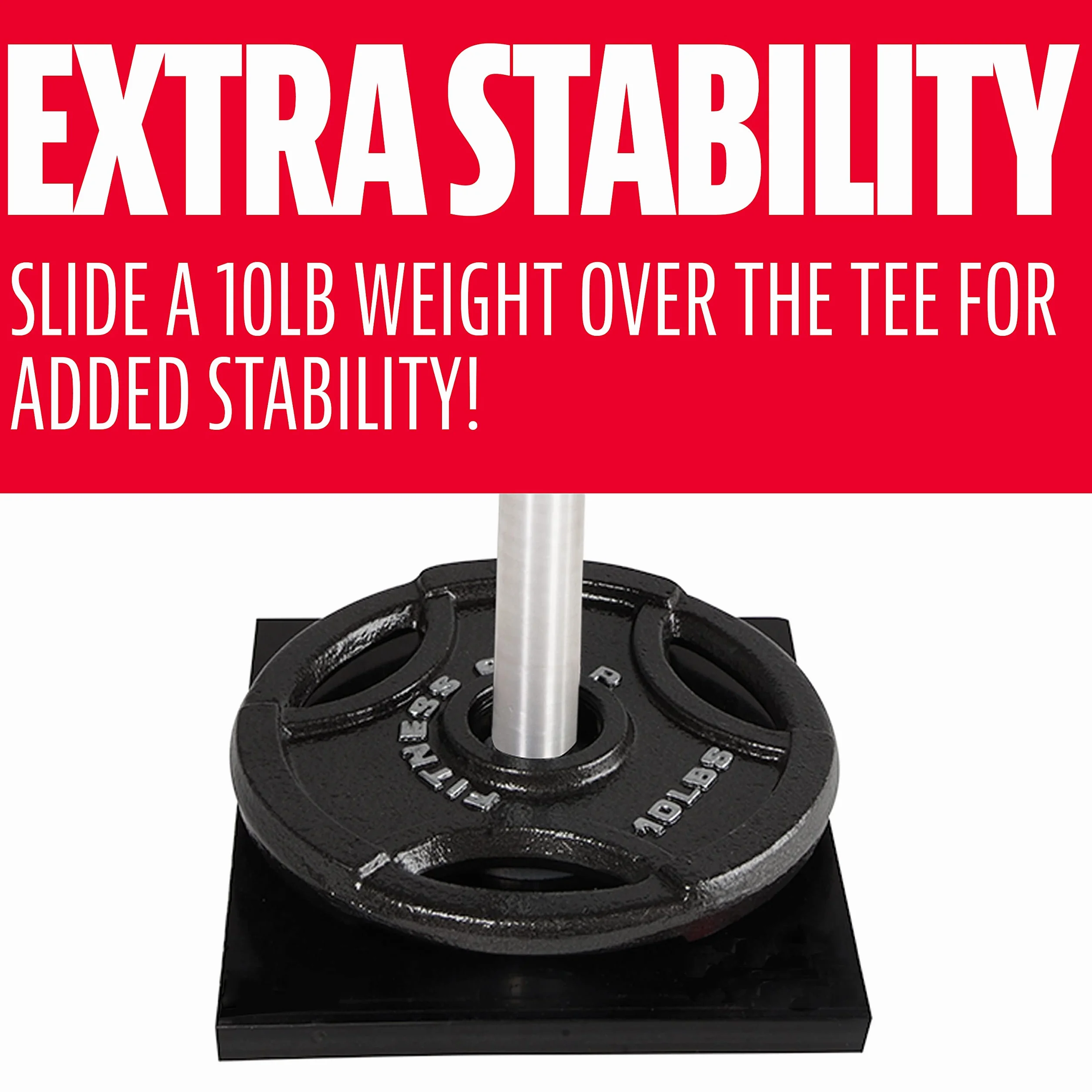 Franklin Sports Baseball + Softball Batting Tee - MLB Pro Porta Hitting Tee - przenośna, ważona koszulka do odbijania do baseballu + softballu - regulowana koszulka